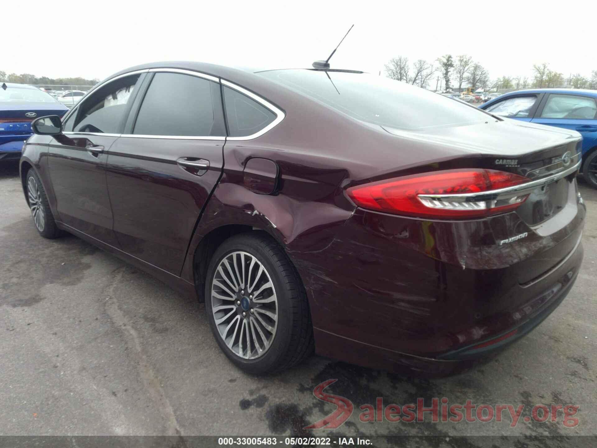 3FA6P0HDXJR254982 2018 FORD FUSION