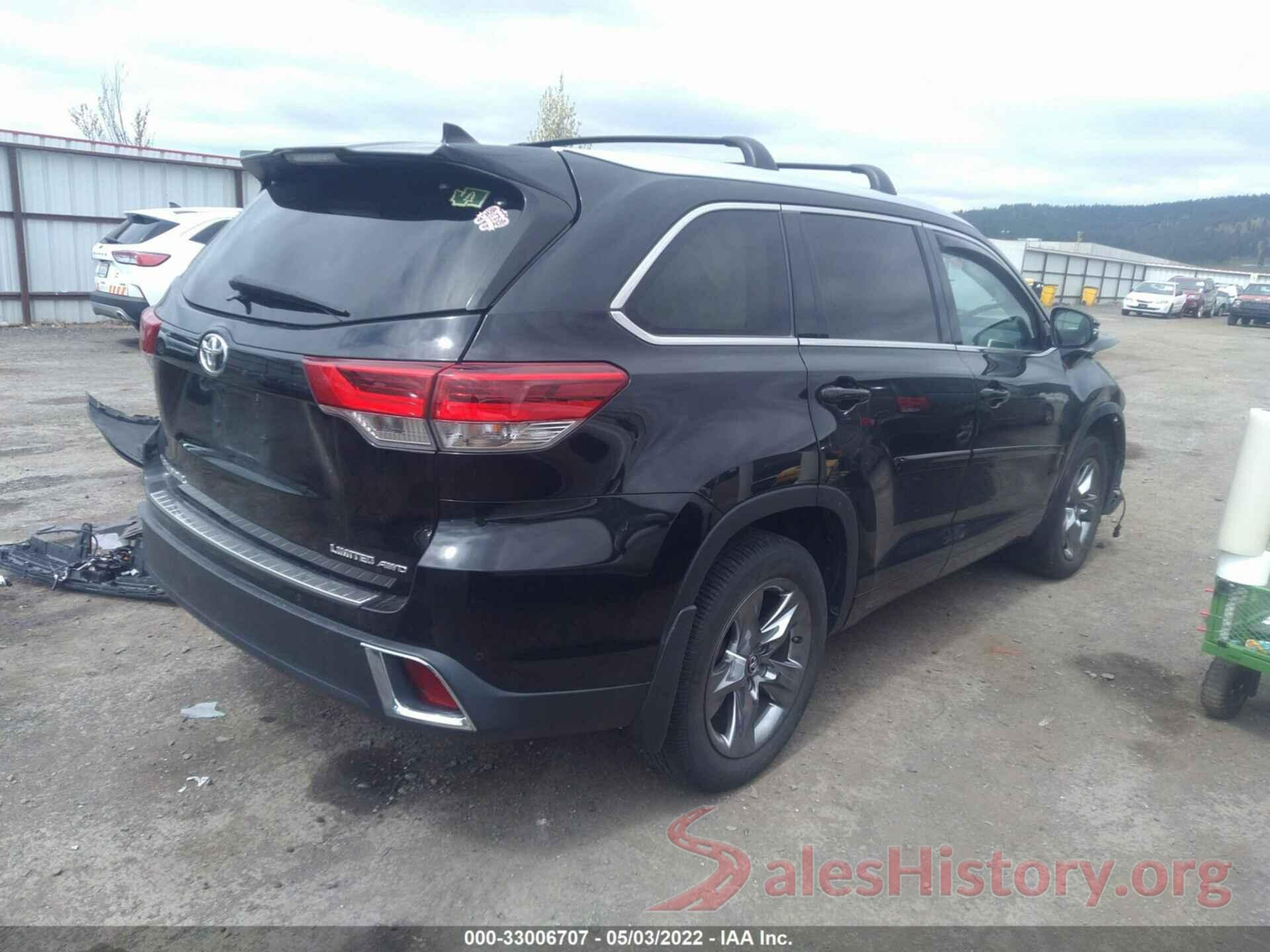 5TDDZRFH9KS968610 2019 TOYOTA HIGHLANDER