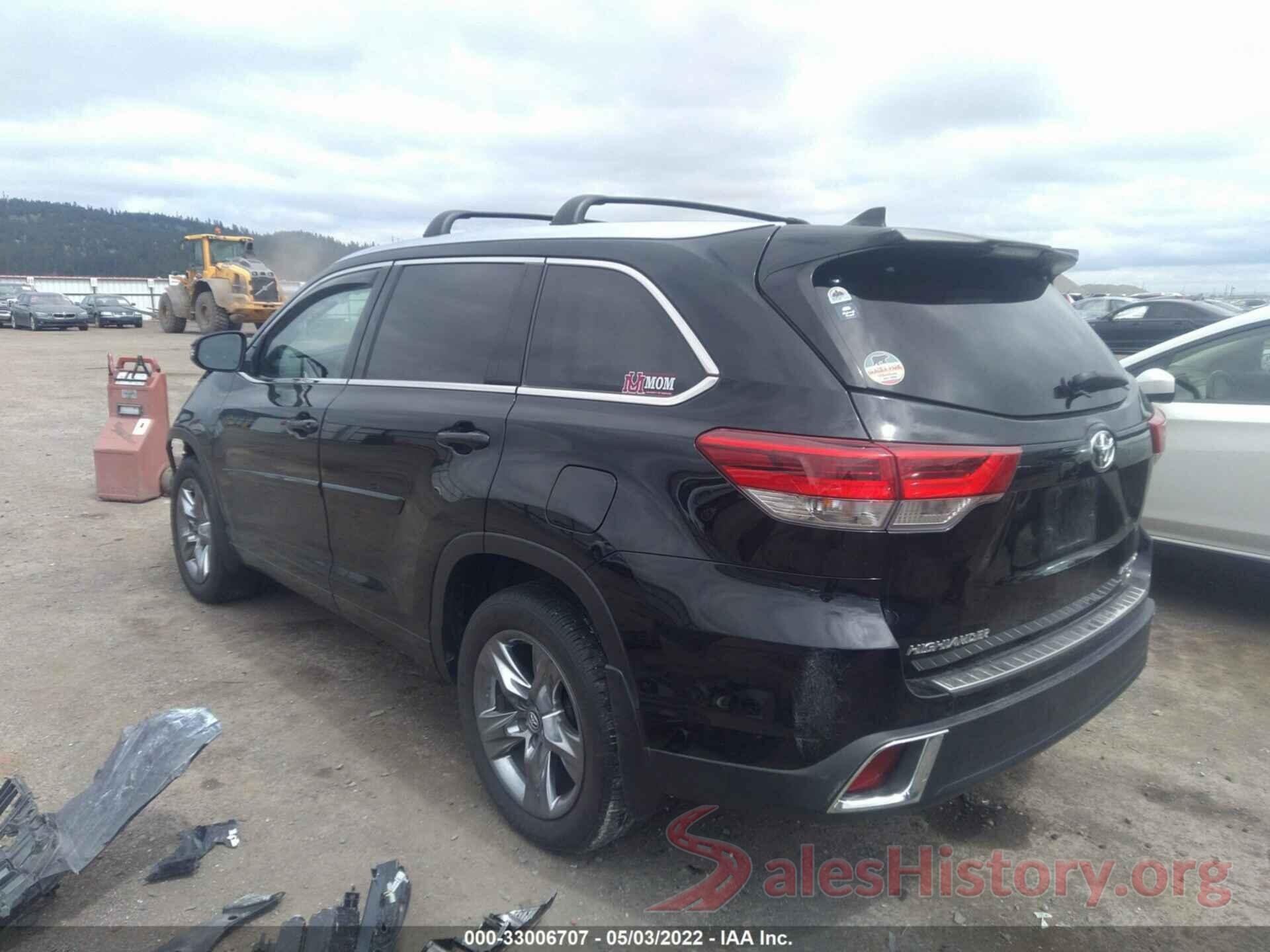 5TDDZRFH9KS968610 2019 TOYOTA HIGHLANDER