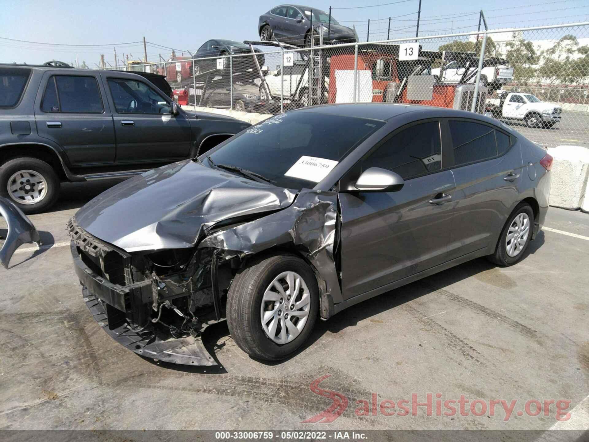 5NPD74LF0JH354352 2018 HYUNDAI ELANTRA