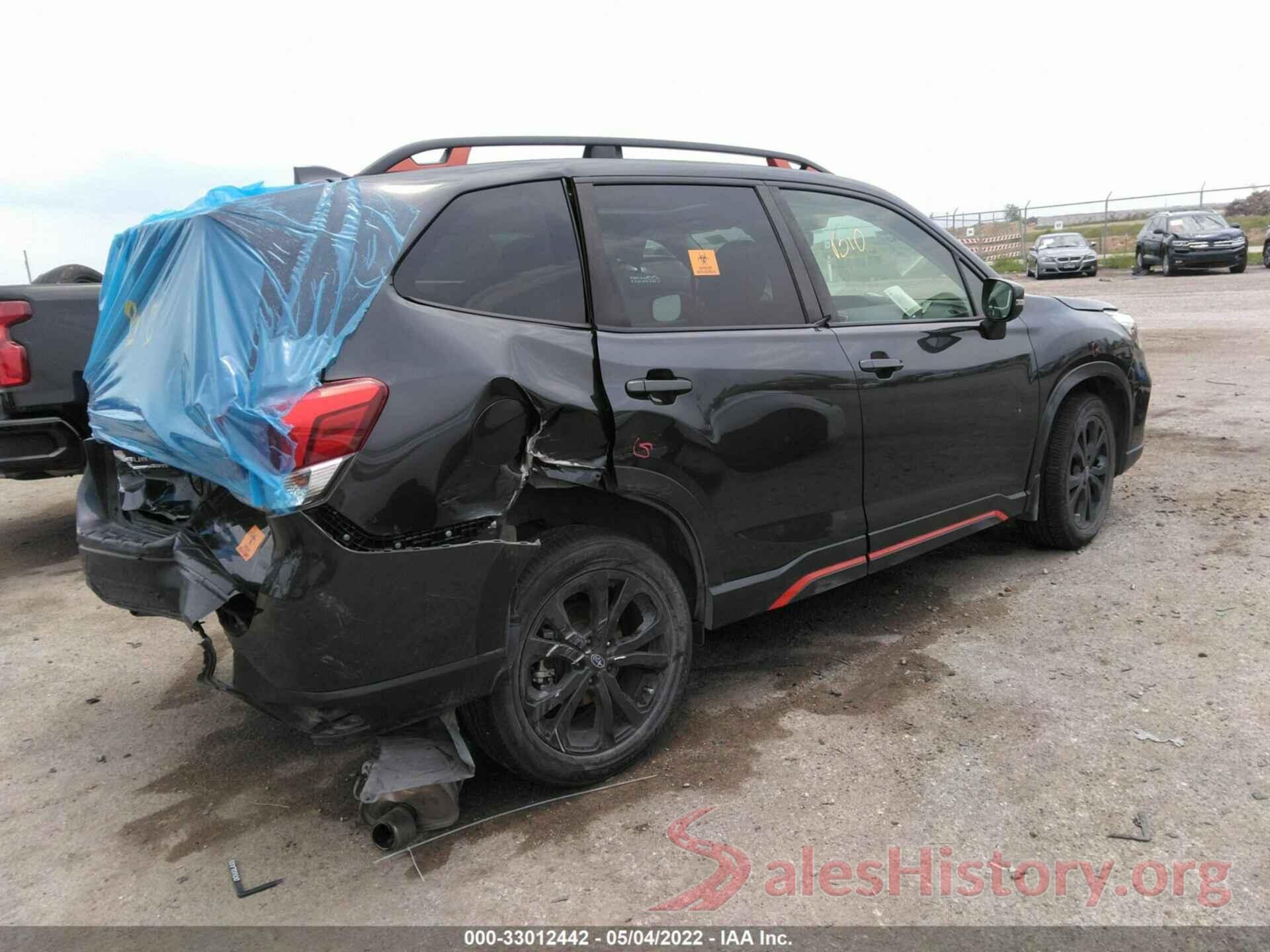 JF2SKAJC4KH447681 2019 SUBARU FORESTER