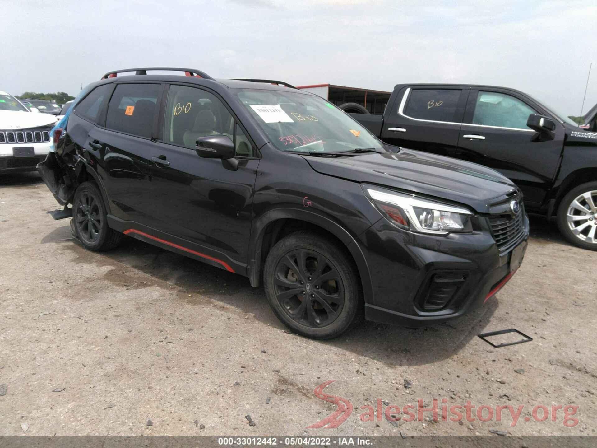 JF2SKAJC4KH447681 2019 SUBARU FORESTER