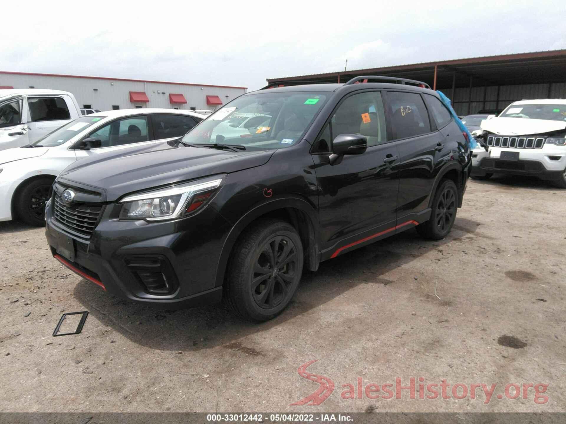 JF2SKAJC4KH447681 2019 SUBARU FORESTER