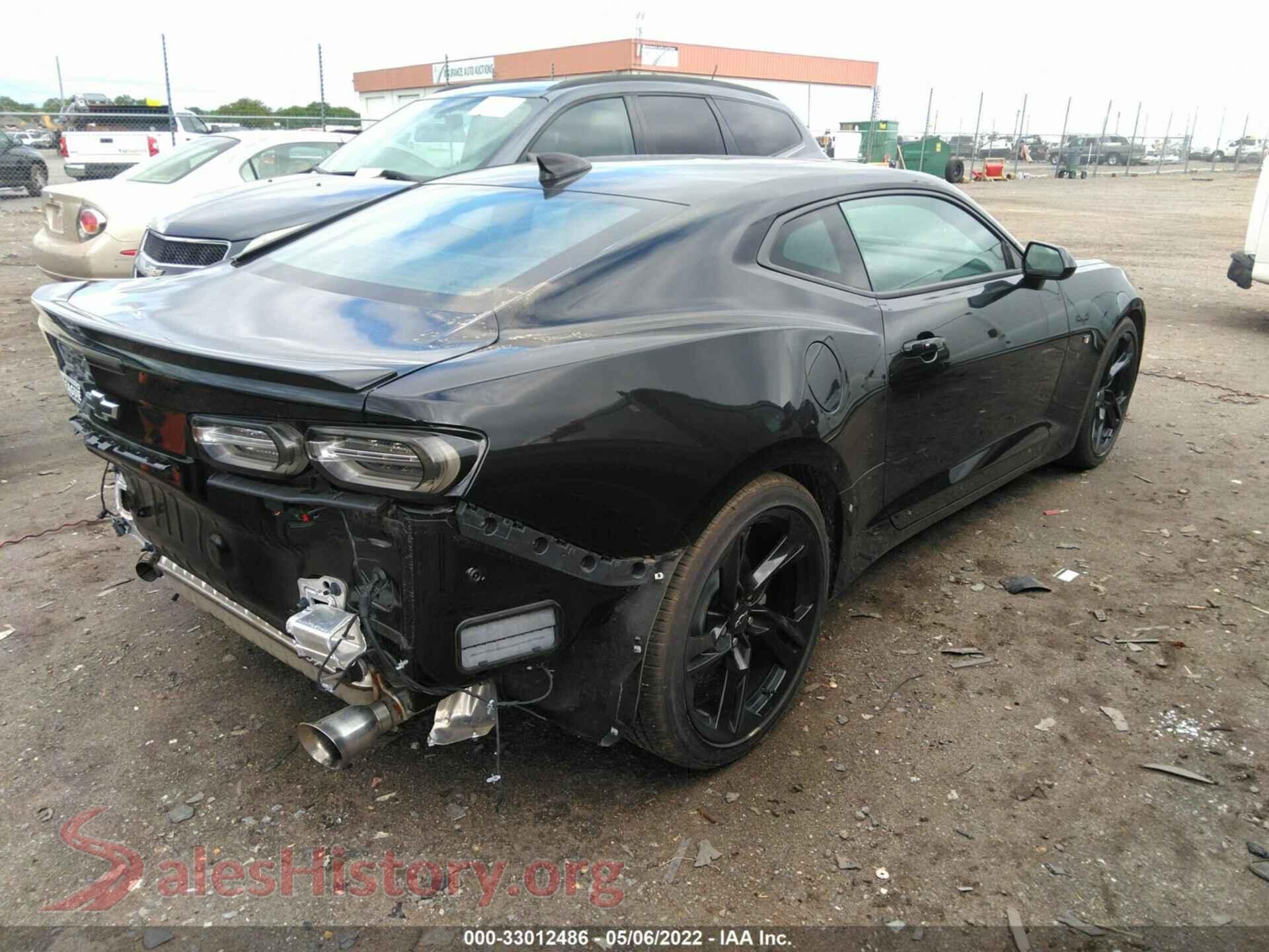 2021 CHEVROLET CAMARO VIN 1G1FB1RS6M0110564, rear driver side