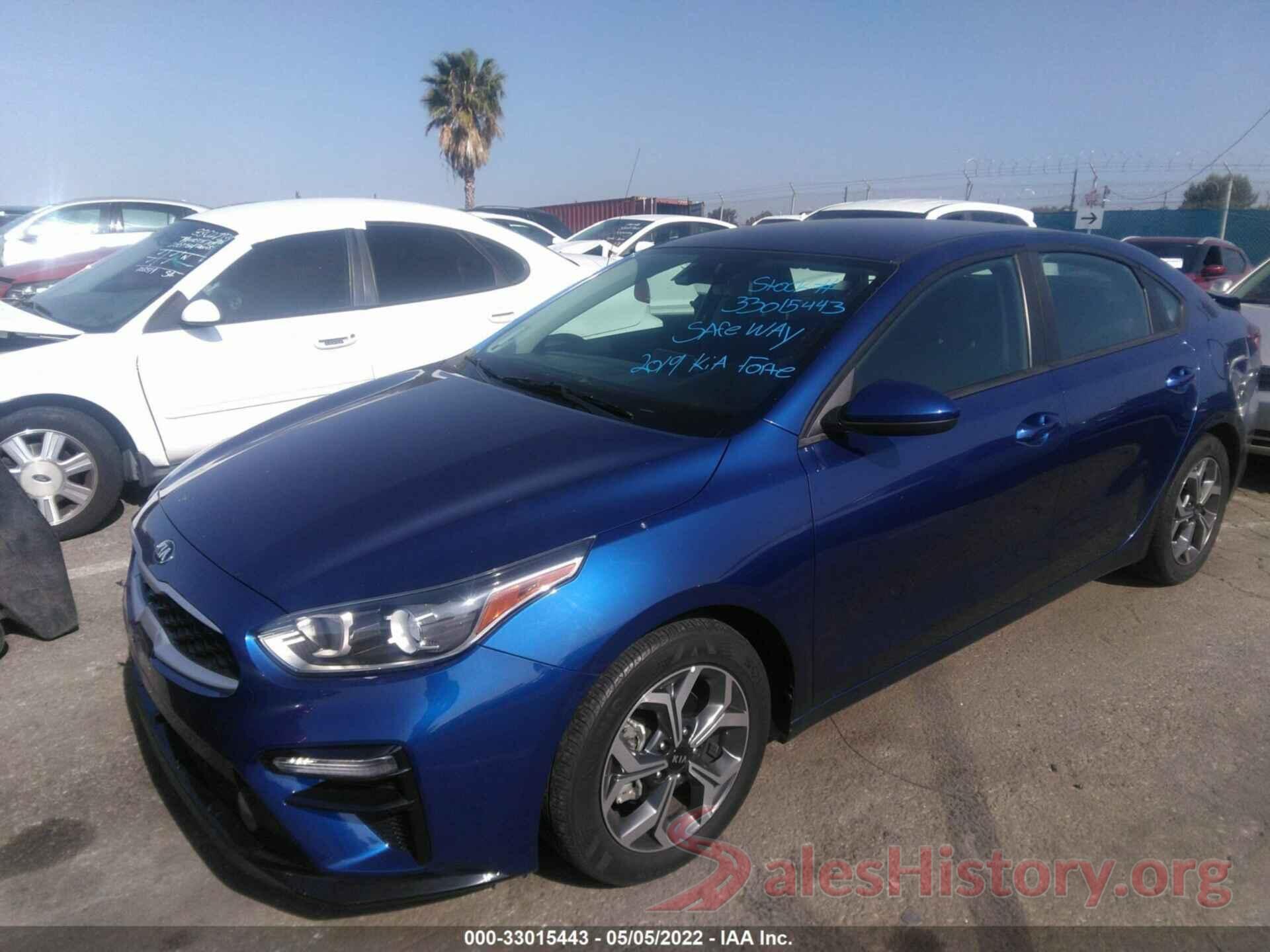 3KPF24AD4KE121539 2019 KIA FORTE