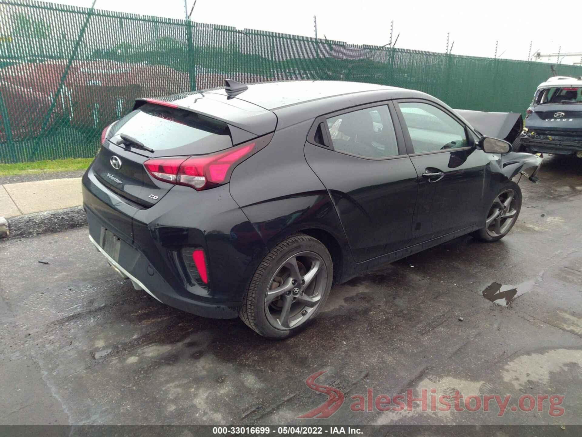 KMHTG6AF6KU006228 2019 HYUNDAI VELOSTER