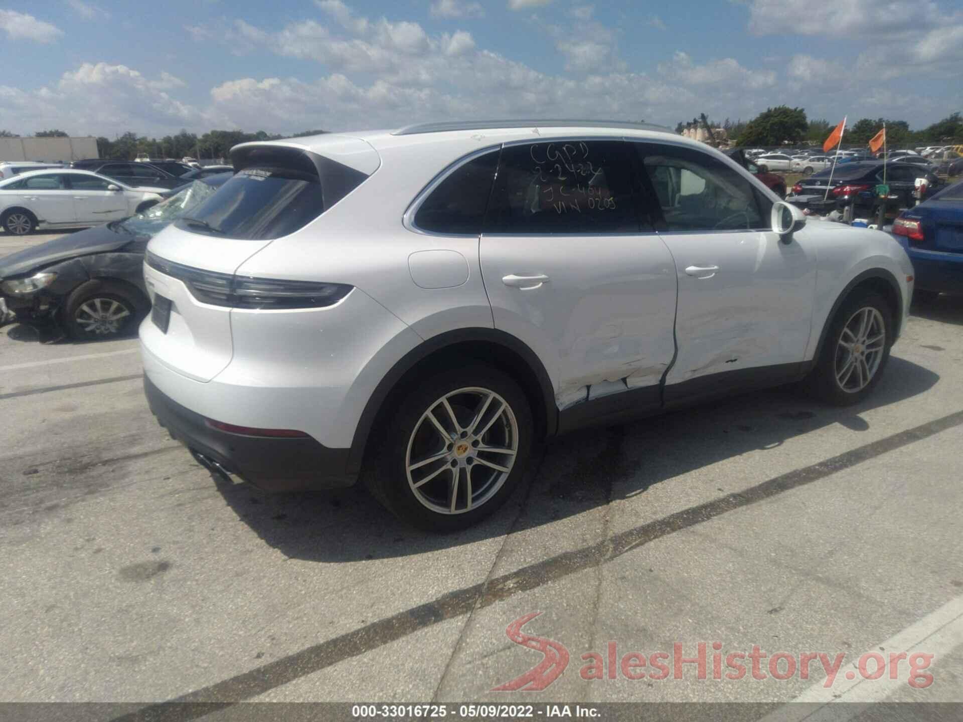 WP1AA2AY4LDA10205 2020 PORSCHE CAYENNE