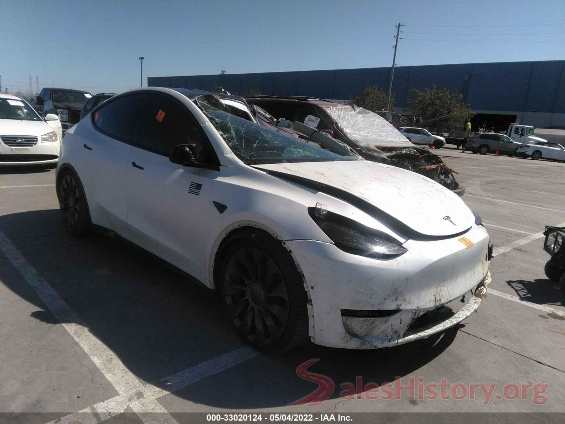 5YJYGDEF0MF197116 2021 TESLA MODEL Y