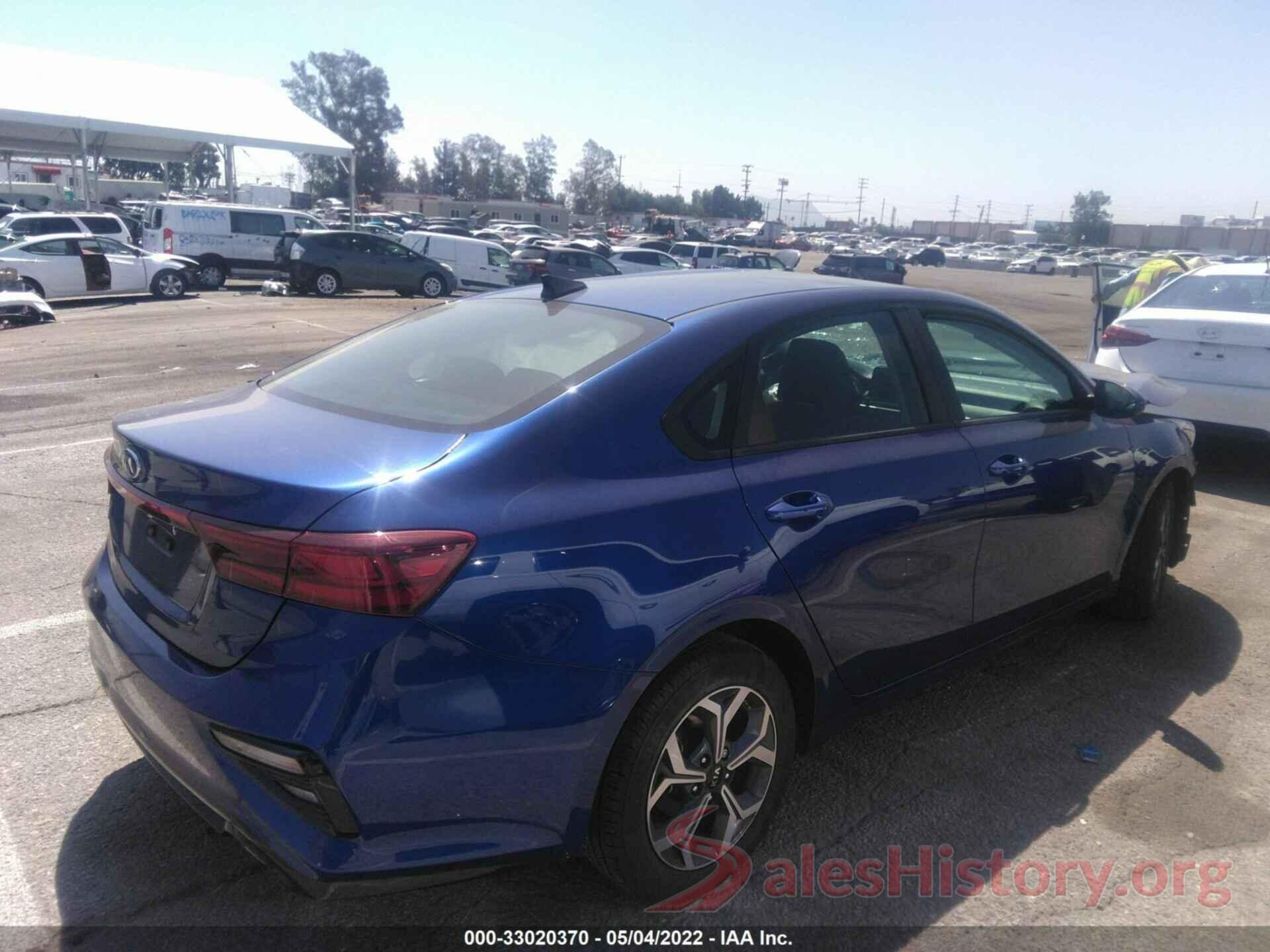 3KPF24ADXLE183741 2020 KIA FORTE