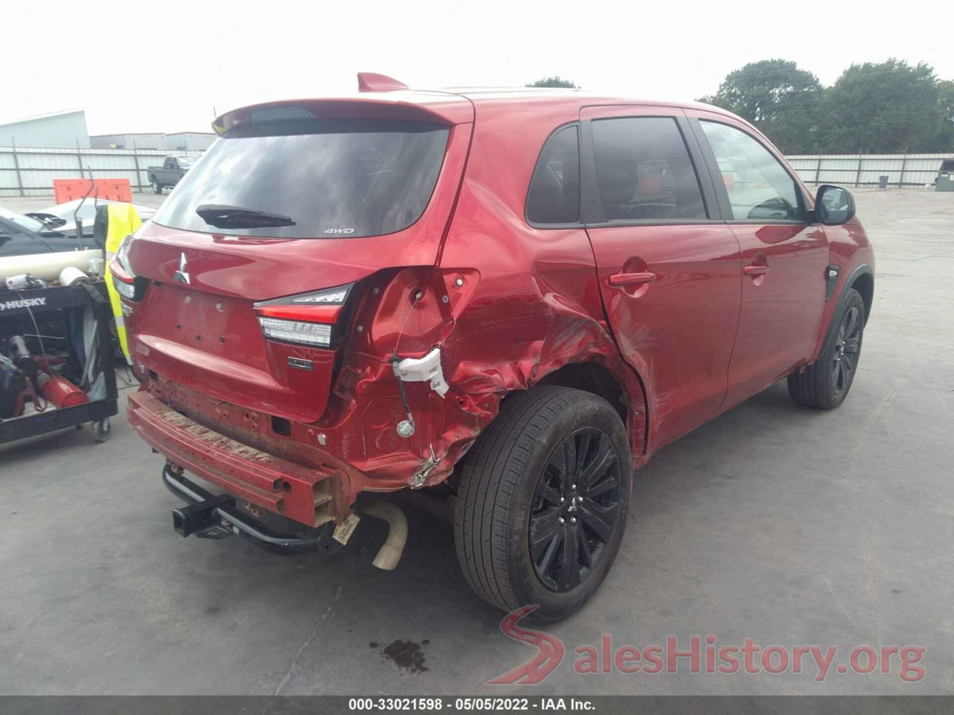 JA4ARUAUXMU024656 2021 MITSUBISHI OUTLANDER SPORT