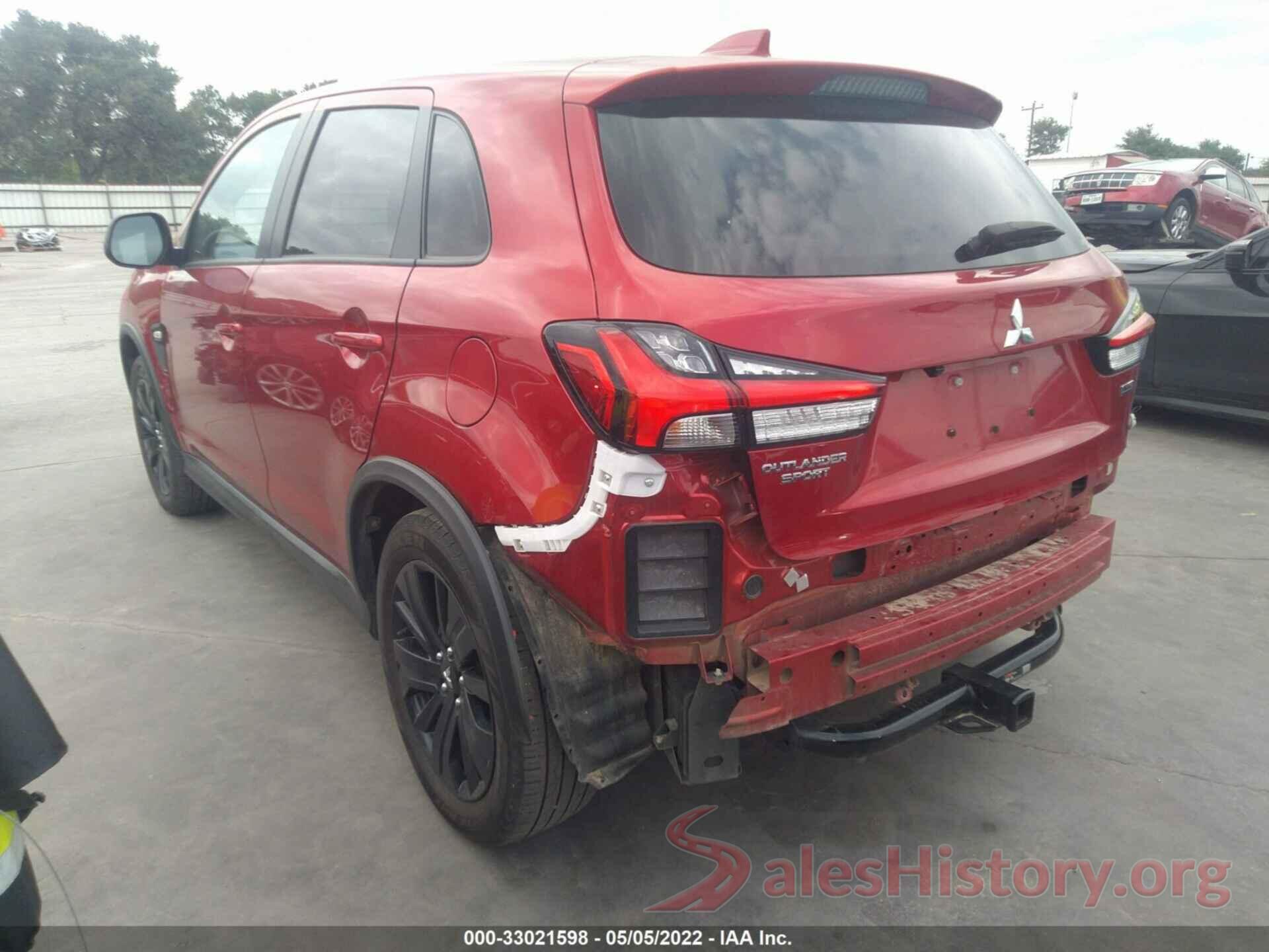 JA4ARUAUXMU024656 2021 MITSUBISHI OUTLANDER SPORT