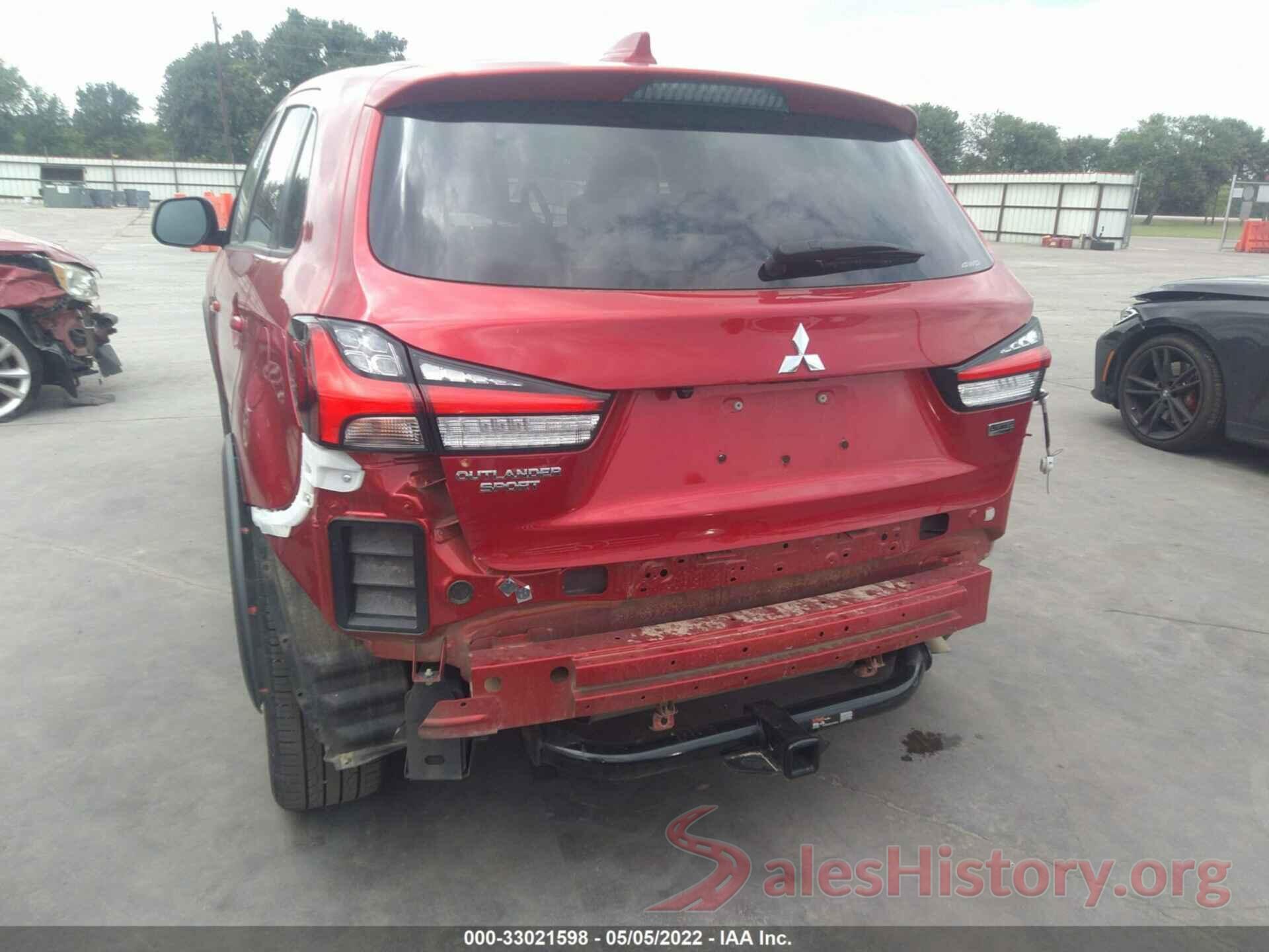 JA4ARUAUXMU024656 2021 MITSUBISHI OUTLANDER SPORT