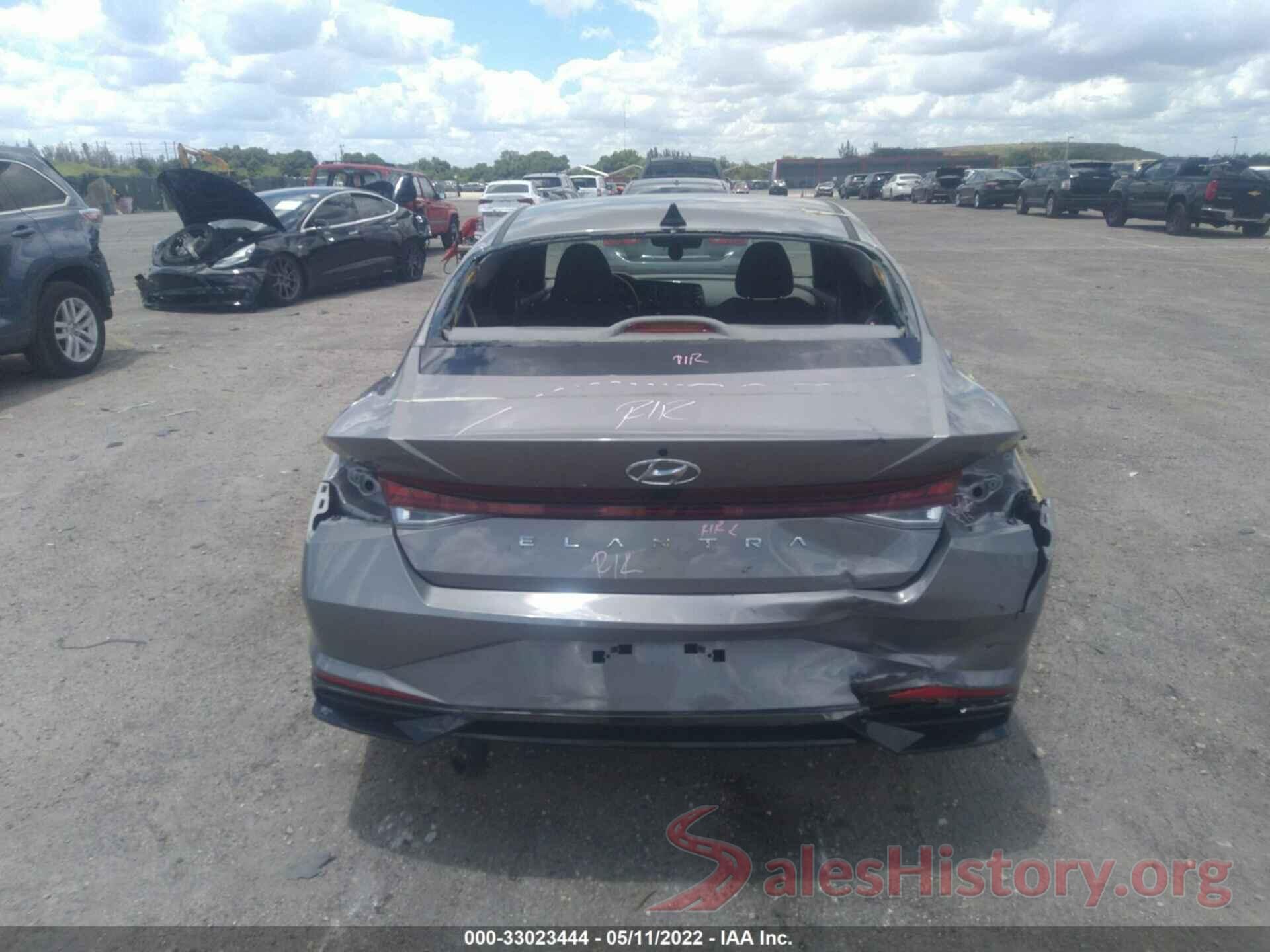 KMHLN4AG9NU275167 2022 HYUNDAI ELANTRA