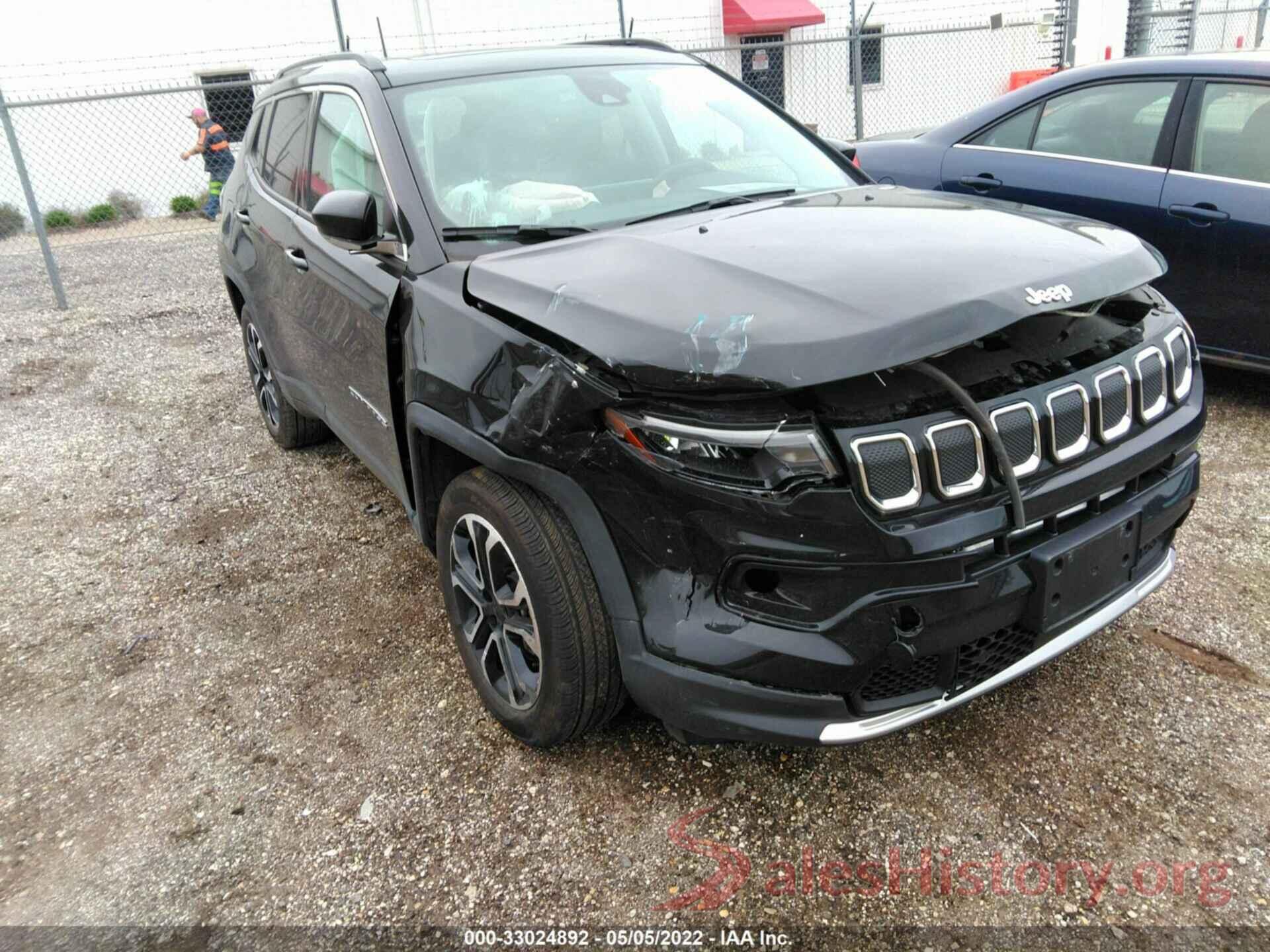 3C4NJDCB1NT105499 2022 JEEP COMPASS