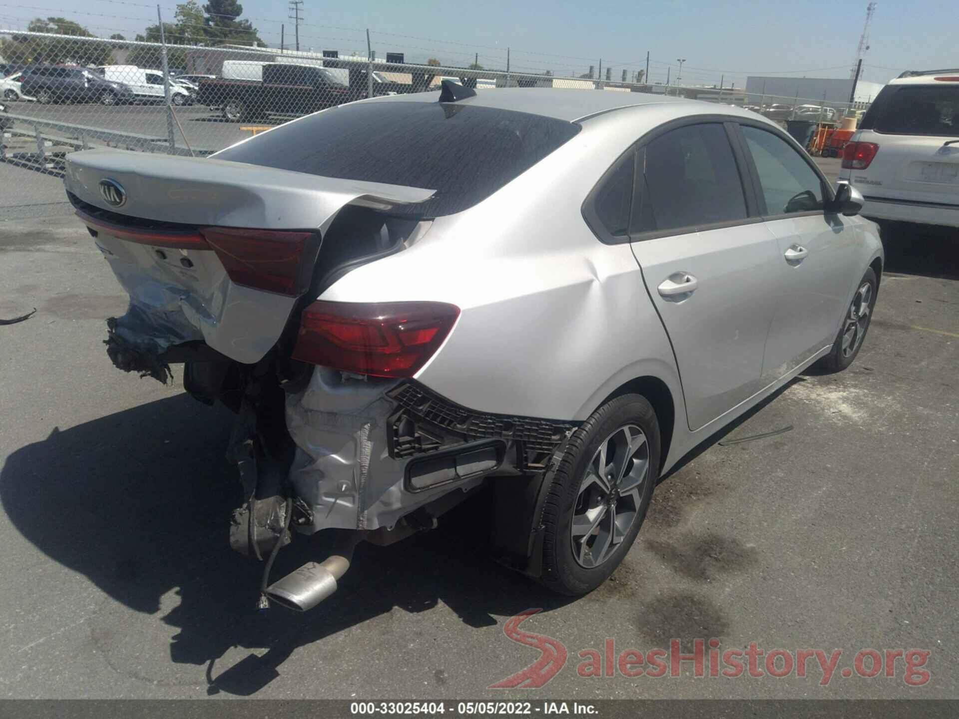 3KPF24AD7KE092845 2019 KIA FORTE