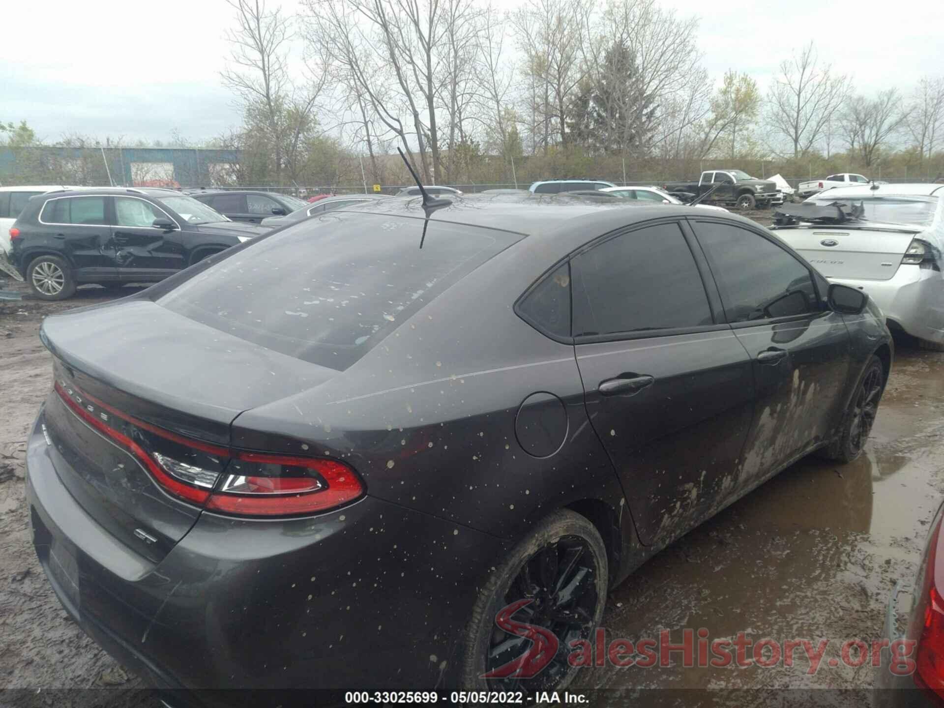 1C3CDFGB5GD823722 2016 DODGE DART