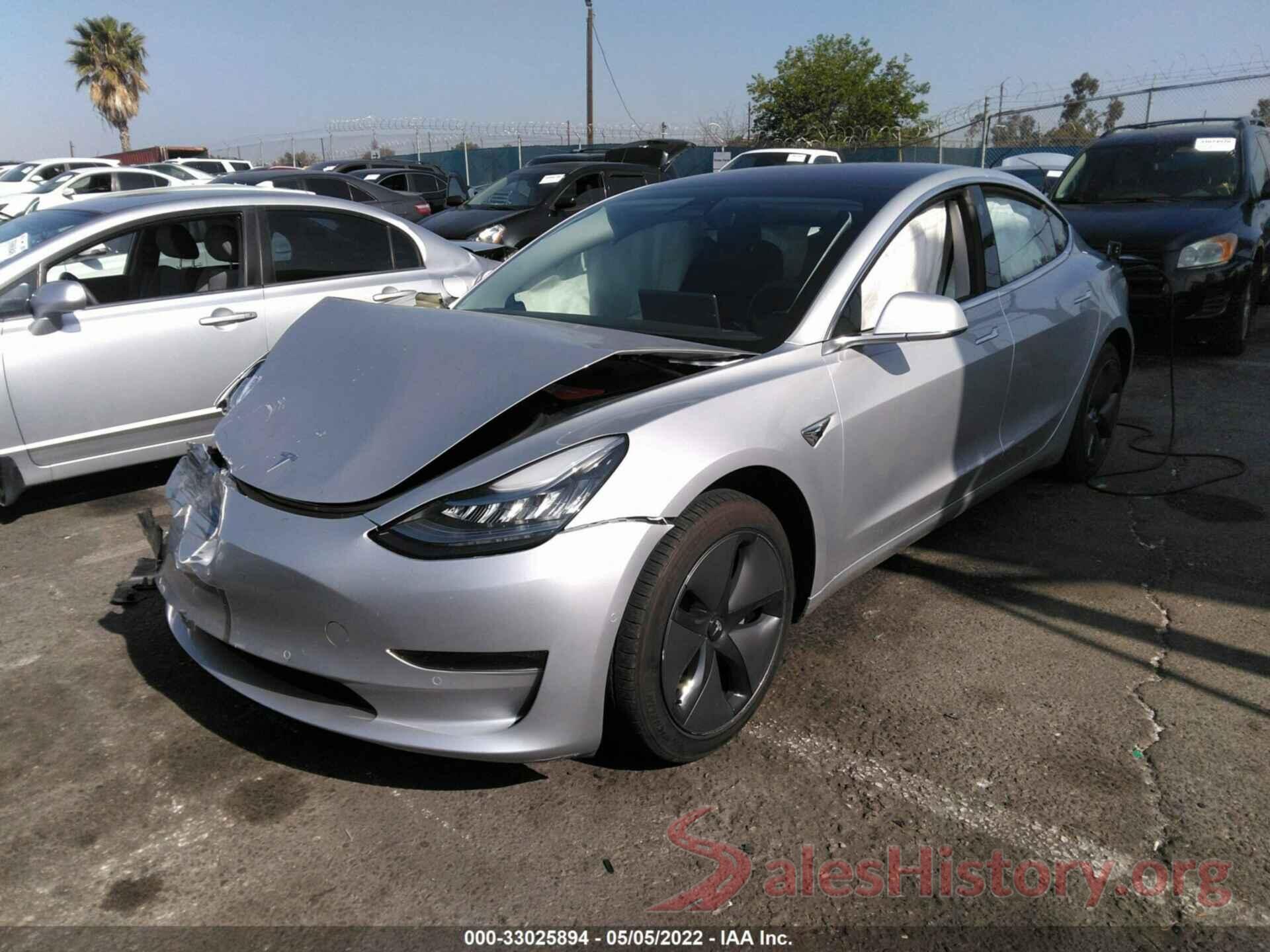 5YJ3E1EAXJF012827 2018 TESLA MODEL 3