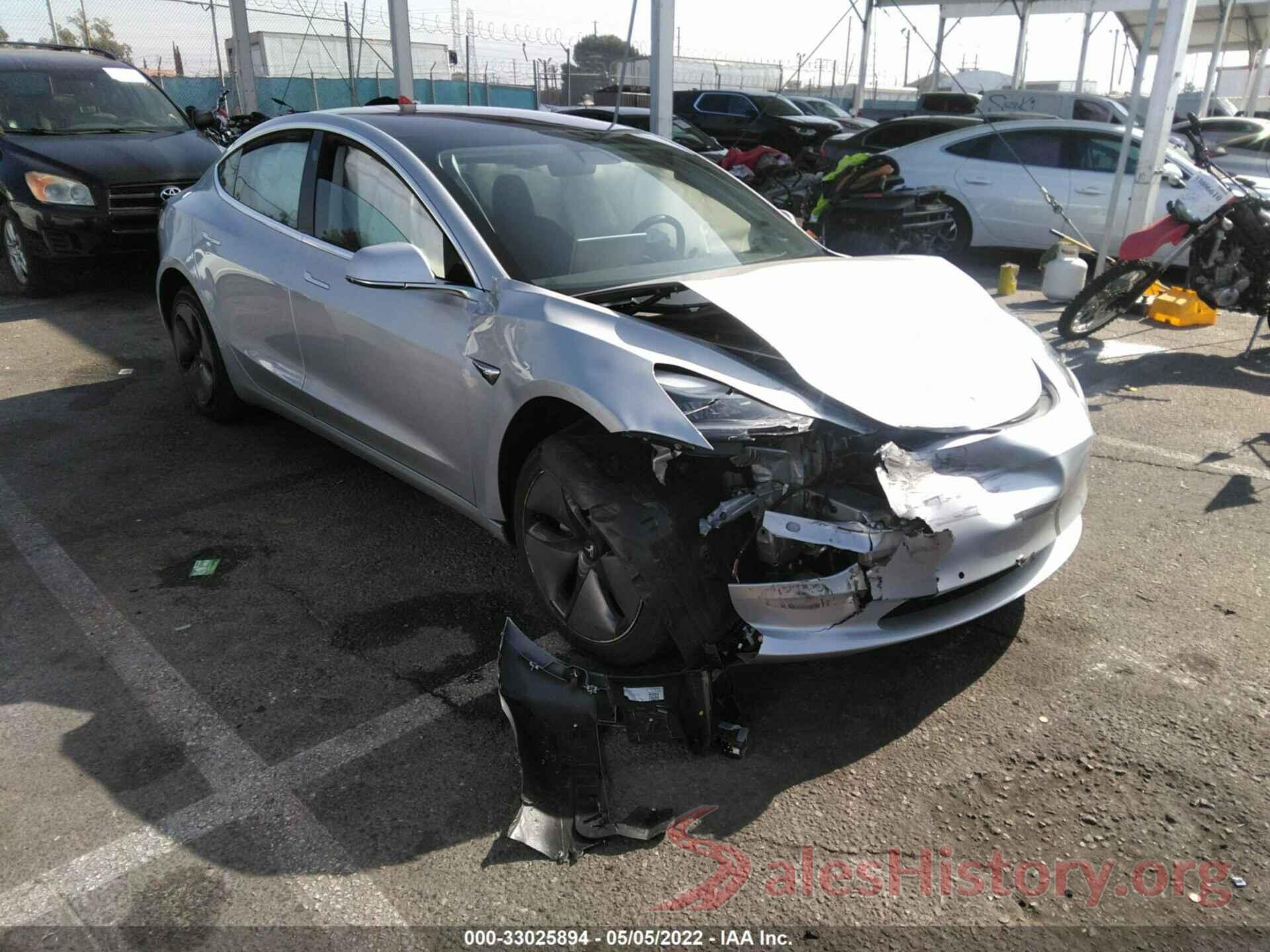 5YJ3E1EAXJF012827 2018 TESLA MODEL 3