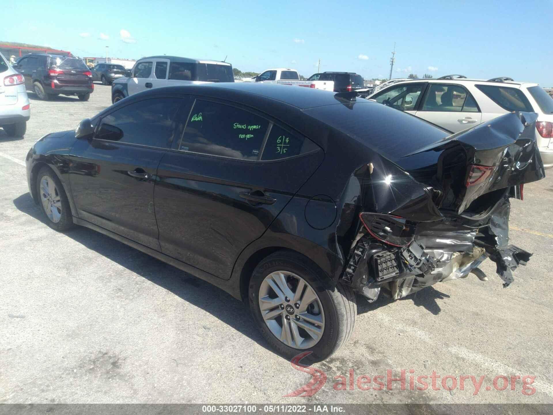 5NPD84LF9KH493264 2019 HYUNDAI ELANTRA