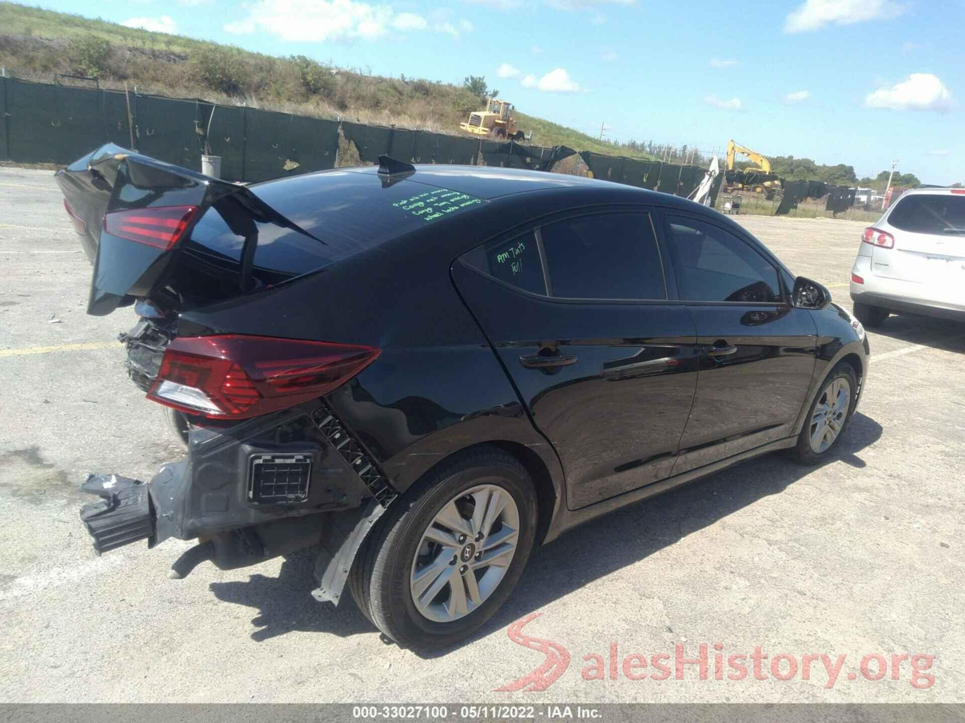 5NPD84LF9KH493264 2019 HYUNDAI ELANTRA