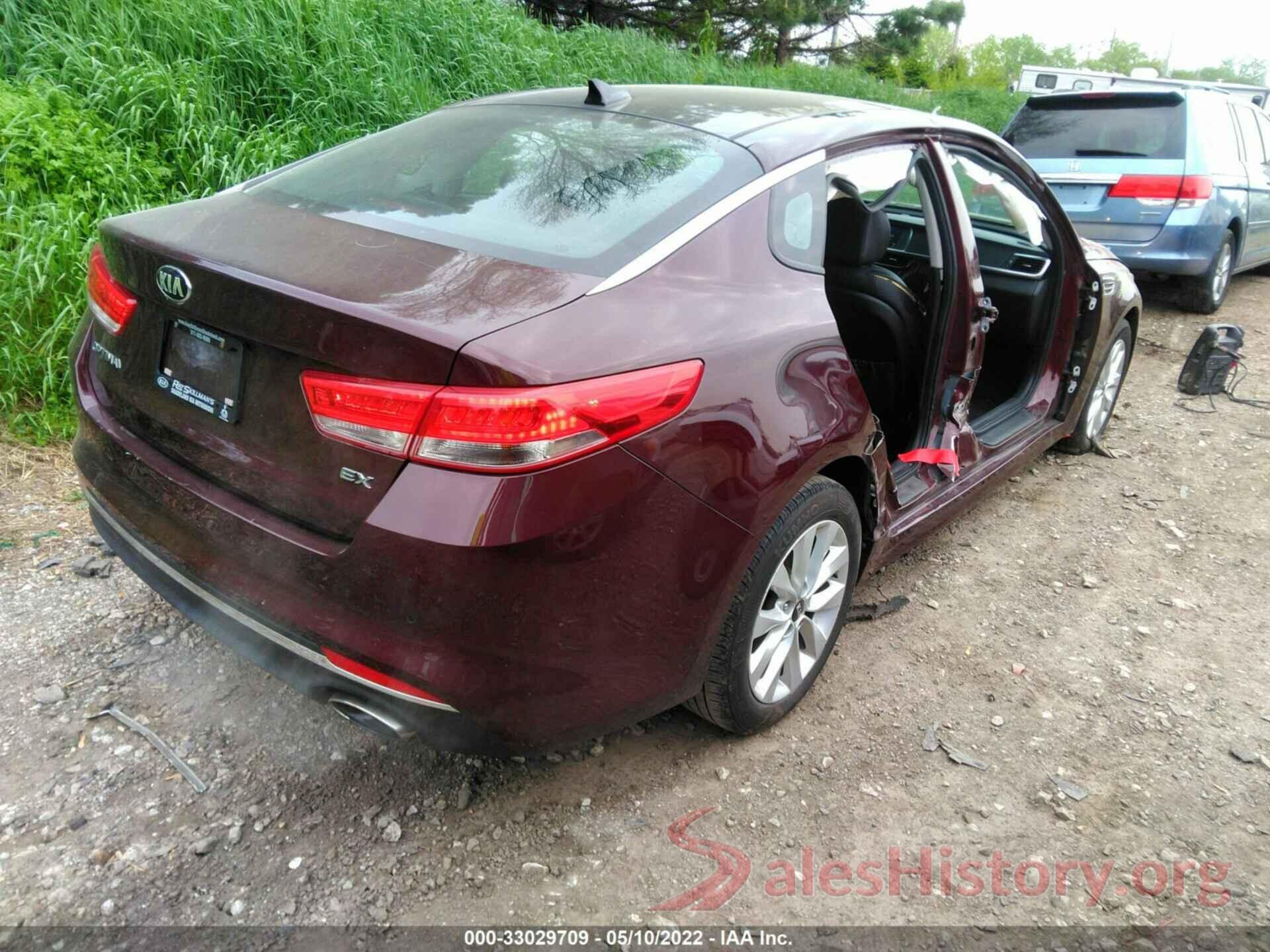 5XXGU4L34HG157007 2017 KIA OPTIMA