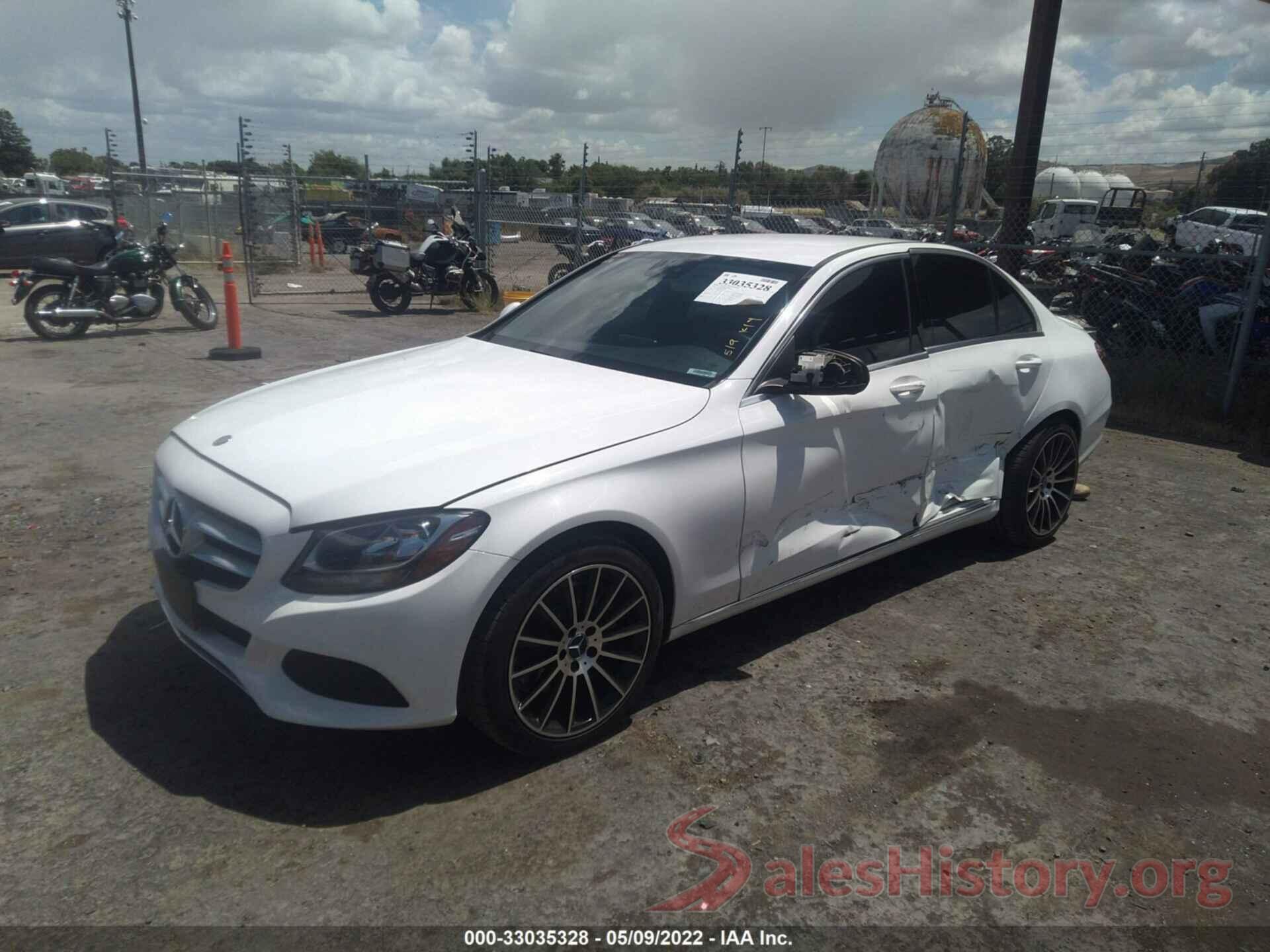 55SWF4JB9GU140493 2016 MERCEDES-BENZ C-CLASS