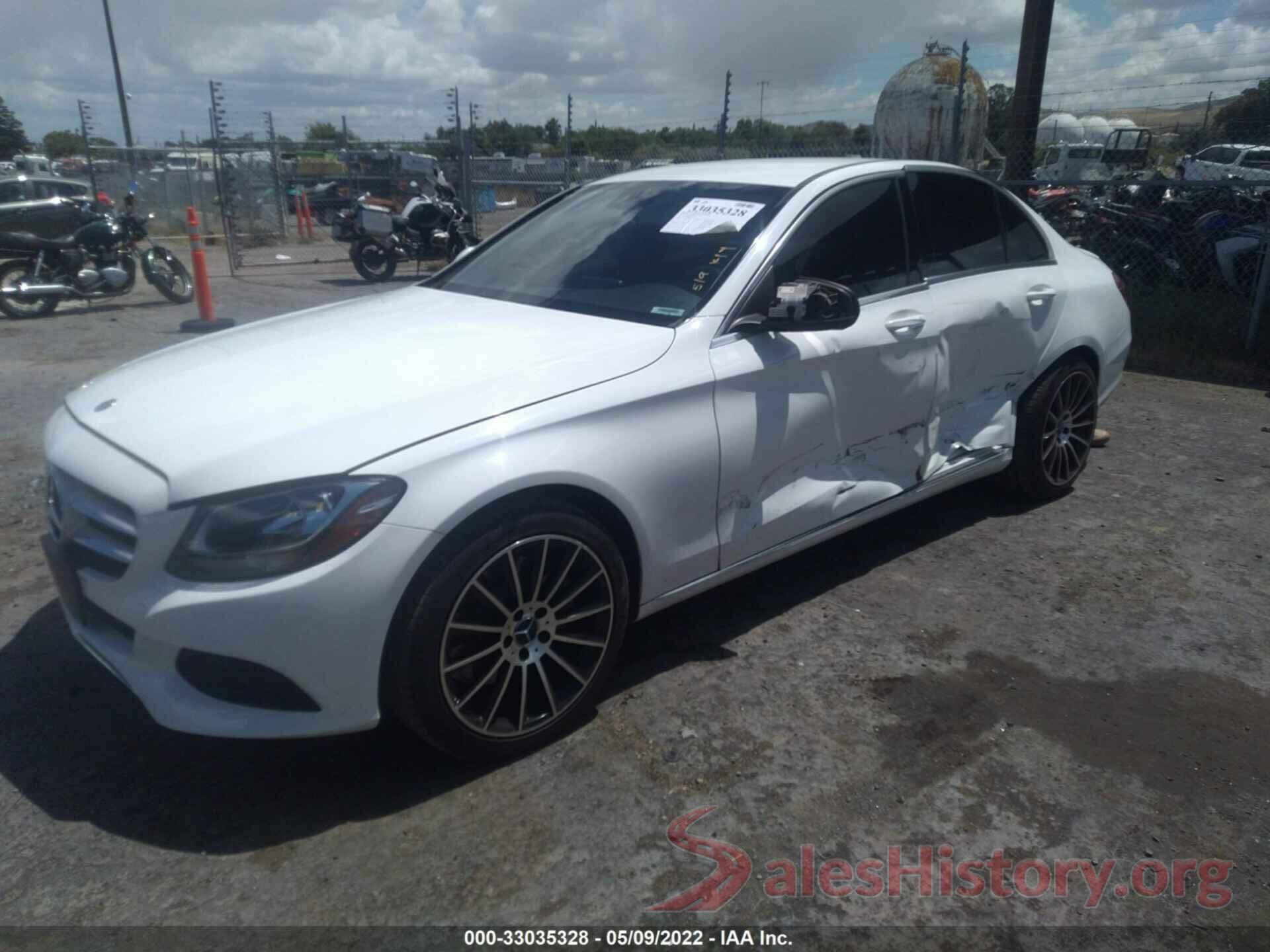 55SWF4JB9GU140493 2016 MERCEDES-BENZ C-CLASS