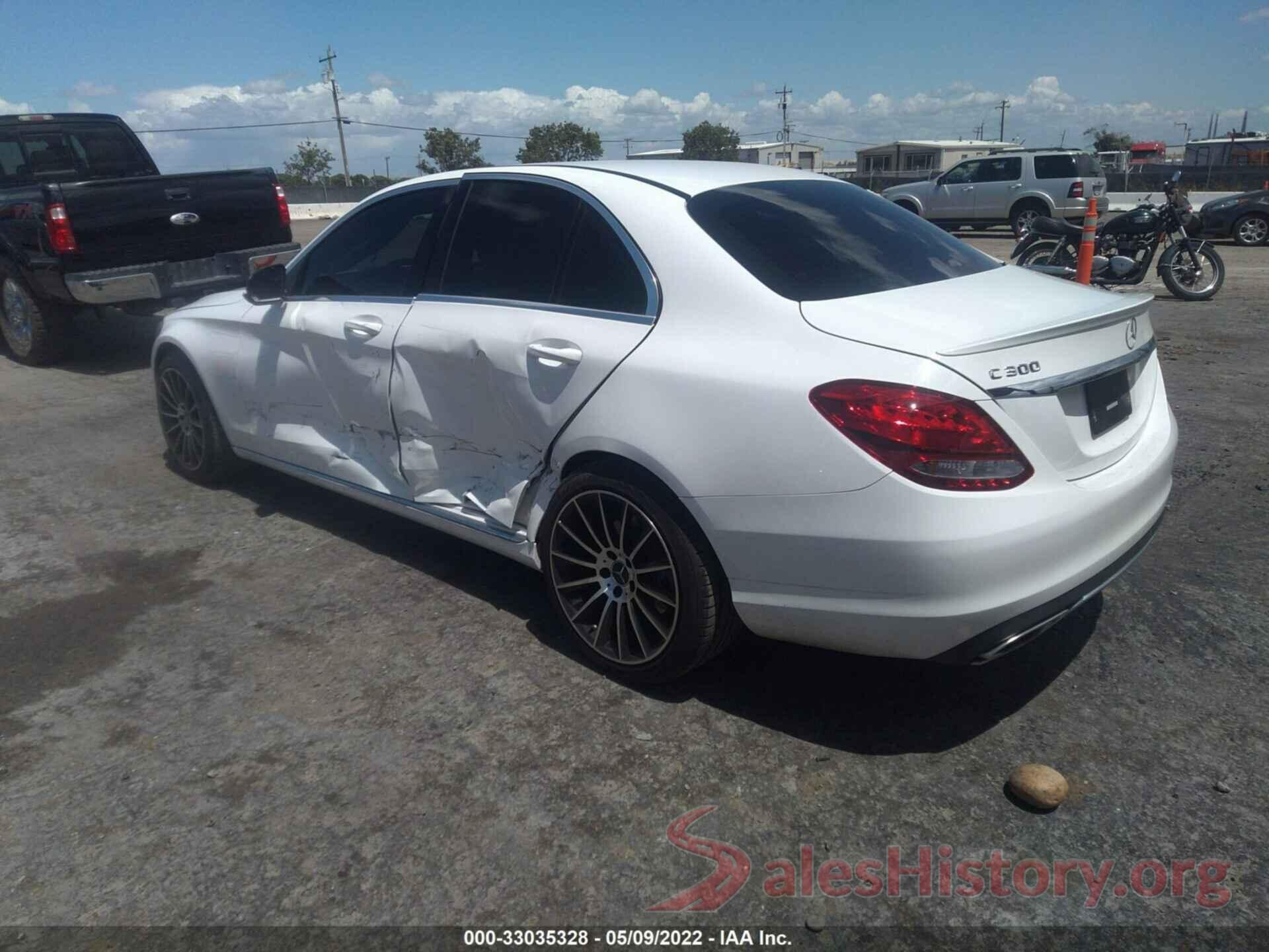 55SWF4JB9GU140493 2016 MERCEDES-BENZ C-CLASS