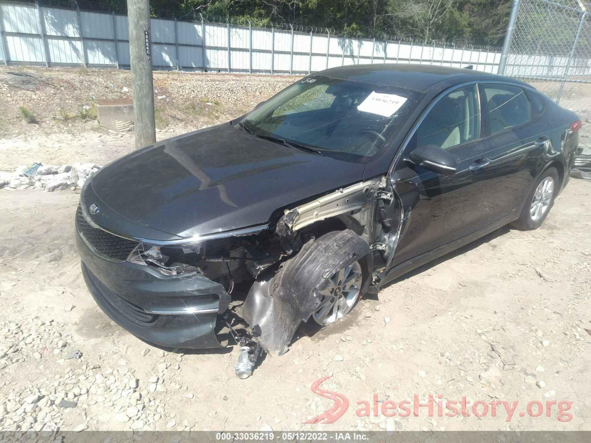 KNAGT4L36G5071863 2016 KIA OPTIMA