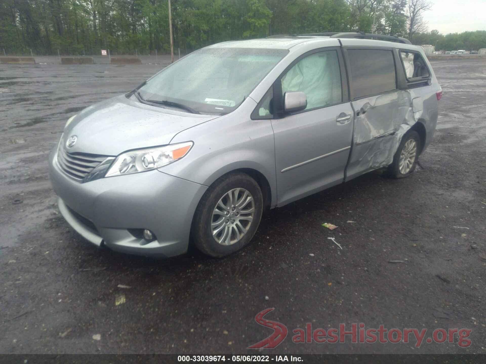 5TDYK3DC6FS674419 2015 TOYOTA SIENNA