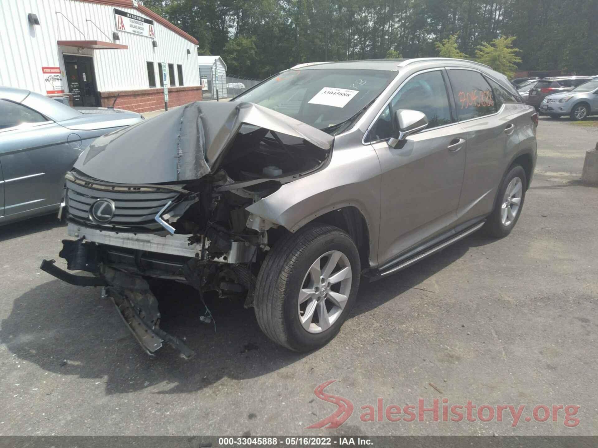 2T2BZMCA5HC090978 2017 LEXUS RX