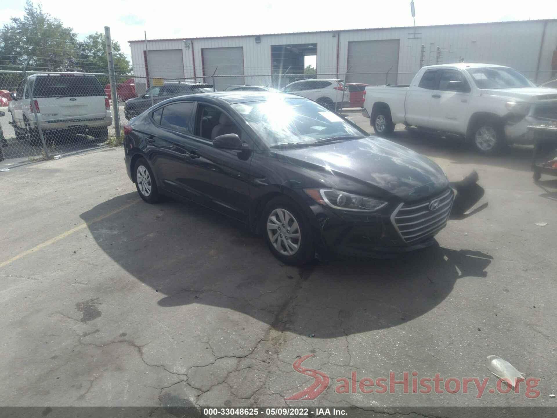 5NPD74LF4HH140409 2017 HYUNDAI ELANTRA