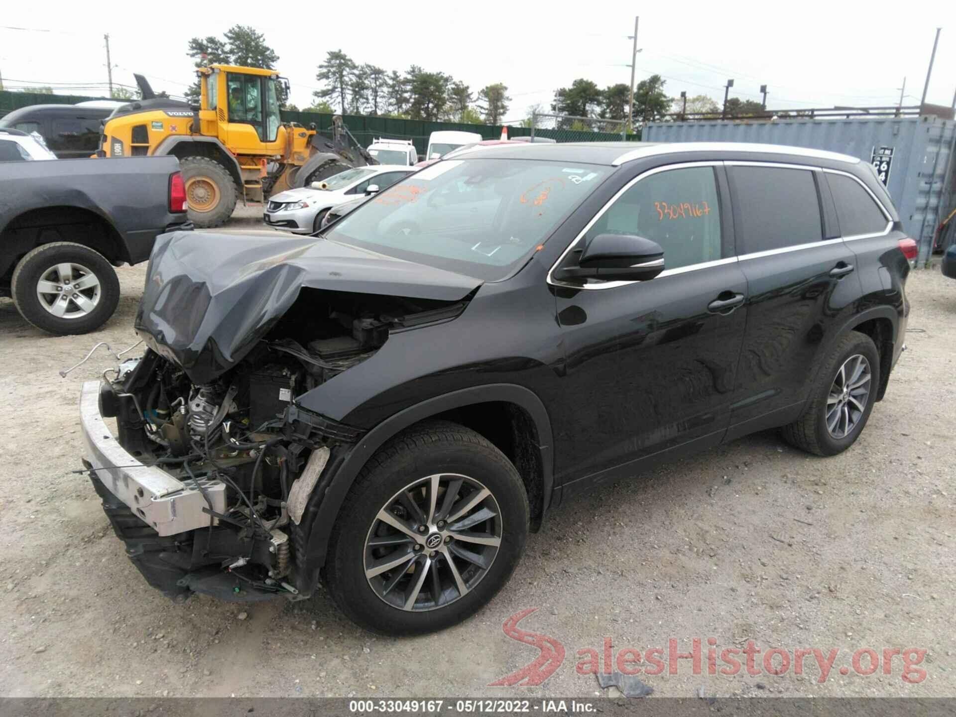 5TDJZRFH9KS618137 2019 TOYOTA HIGHLANDER