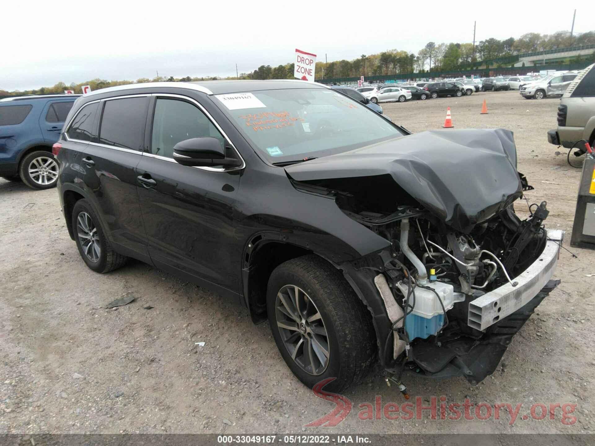 5TDJZRFH9KS618137 2019 TOYOTA HIGHLANDER