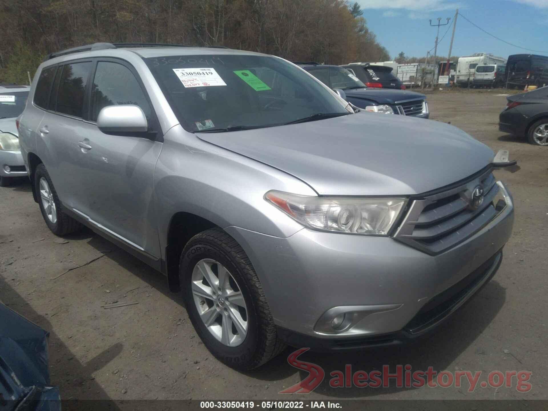 5TDBK3EH6DS226355 2013 TOYOTA HIGHLANDER