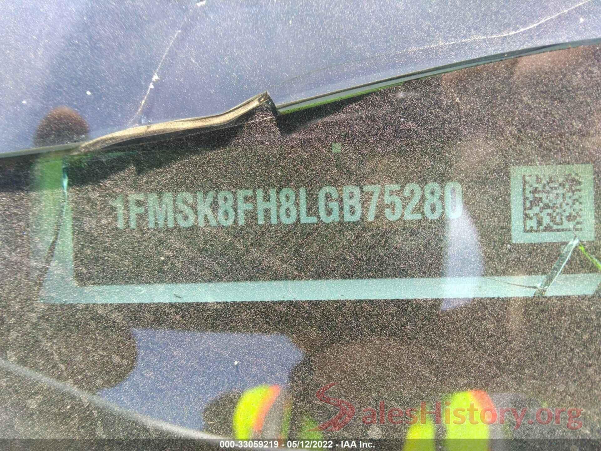 1FMSK8FH8LGB75280 2020 FORD EXPLORER