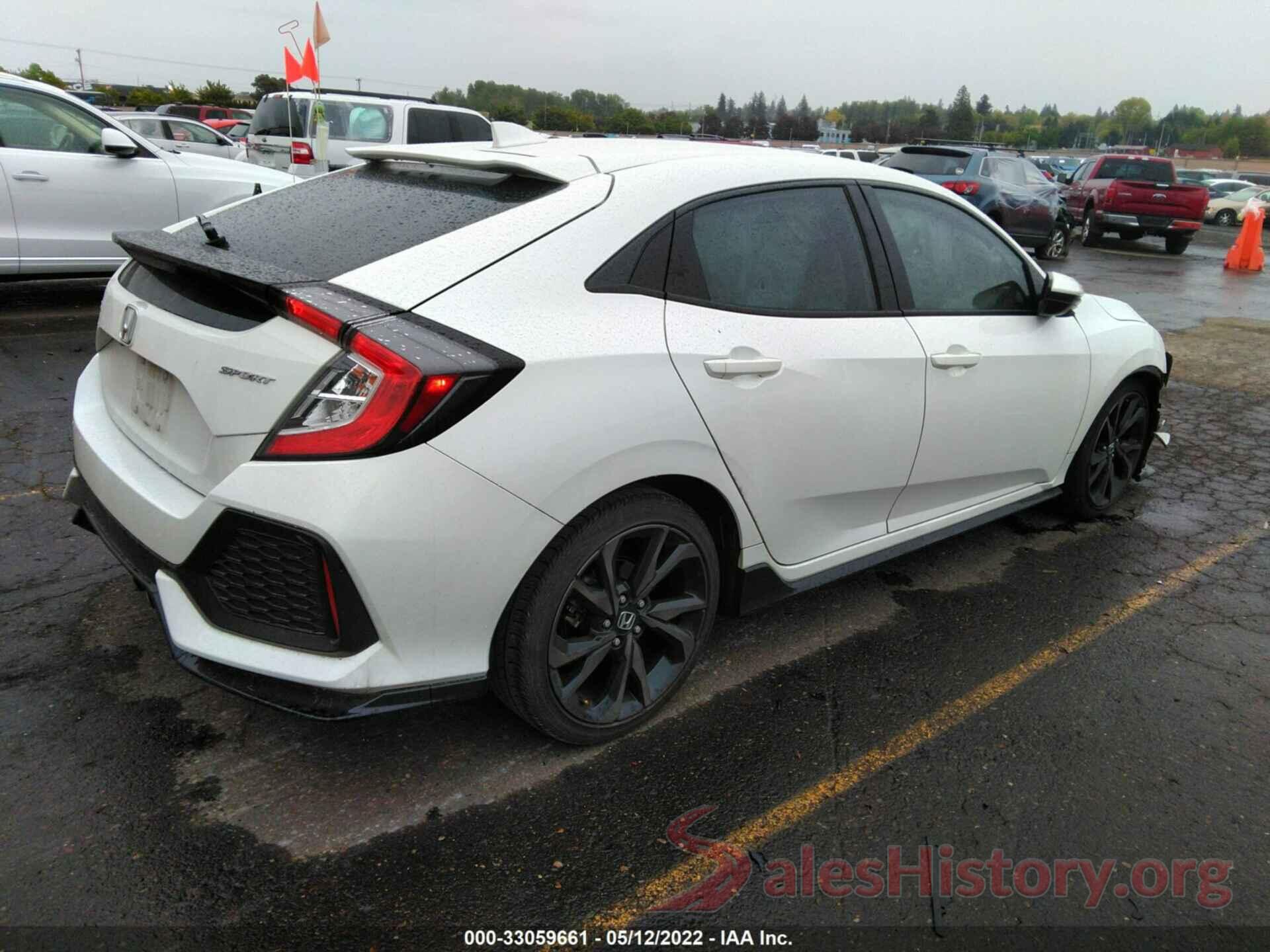 SHHFK7H45JU237430 2018 HONDA CIVIC HATCHBACK