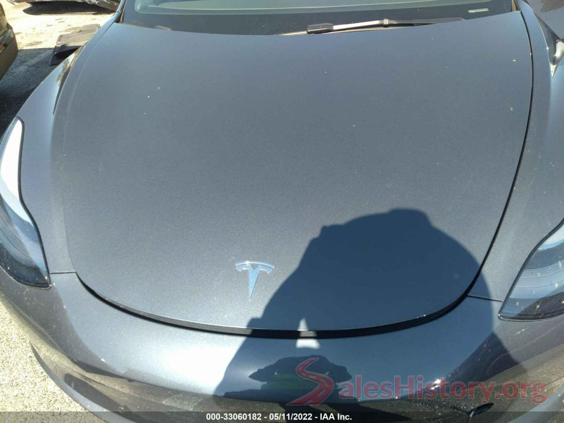 5YJ3E1EB6NF180155 2022 TESLA MODEL 3