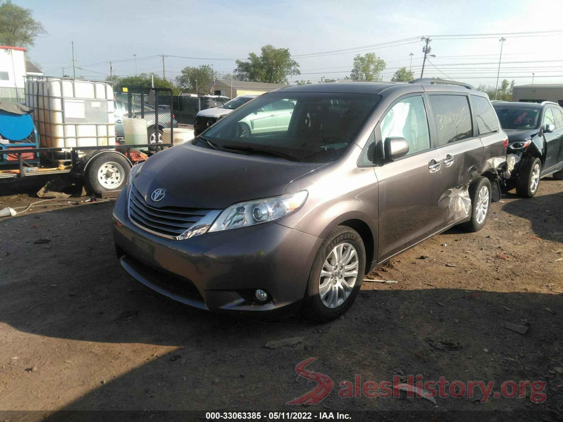 5TDYK3DC2GS715453 2016 TOYOTA SIENNA