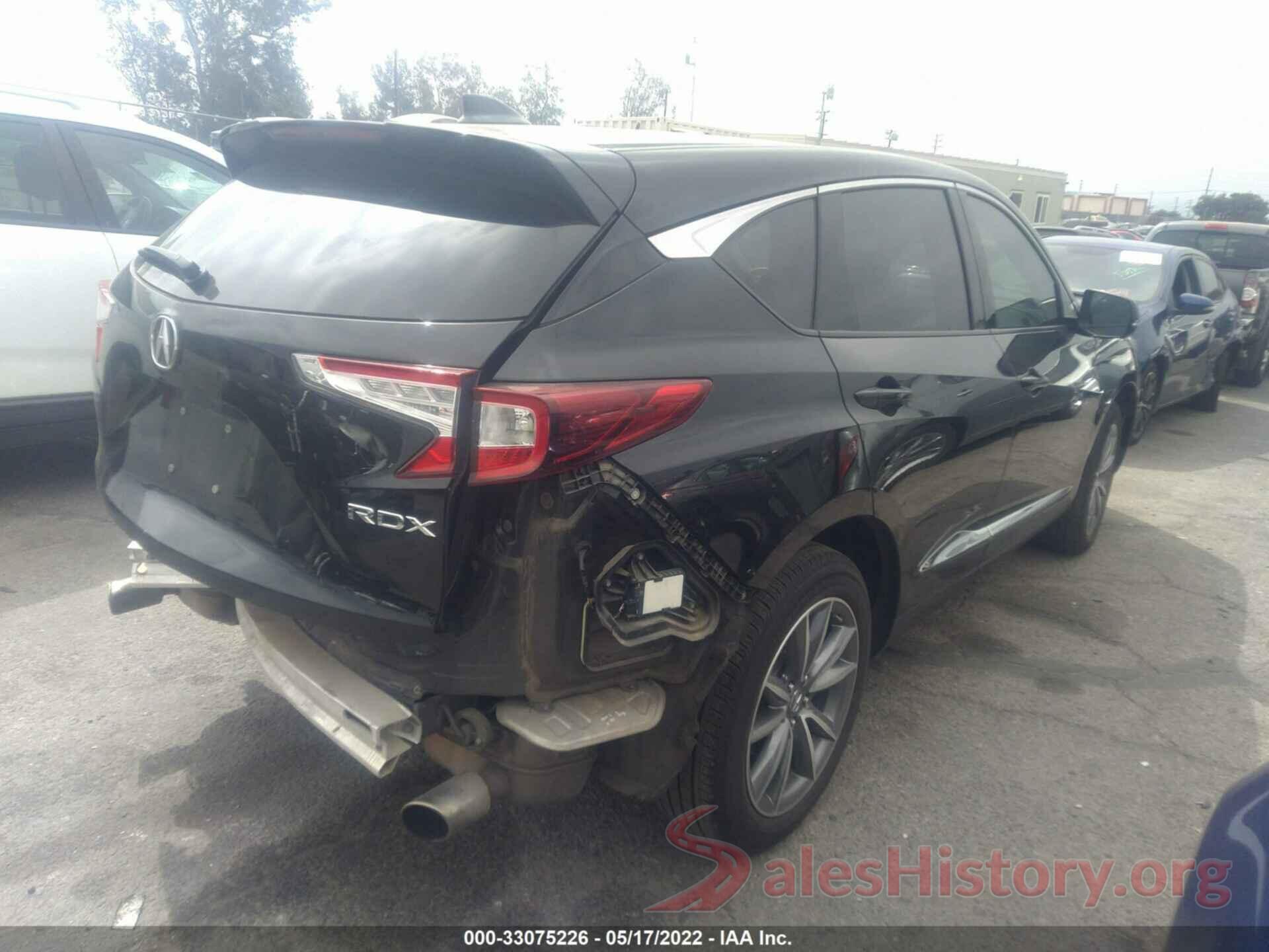 5J8TC1H5XLL007634 2020 ACURA RDX