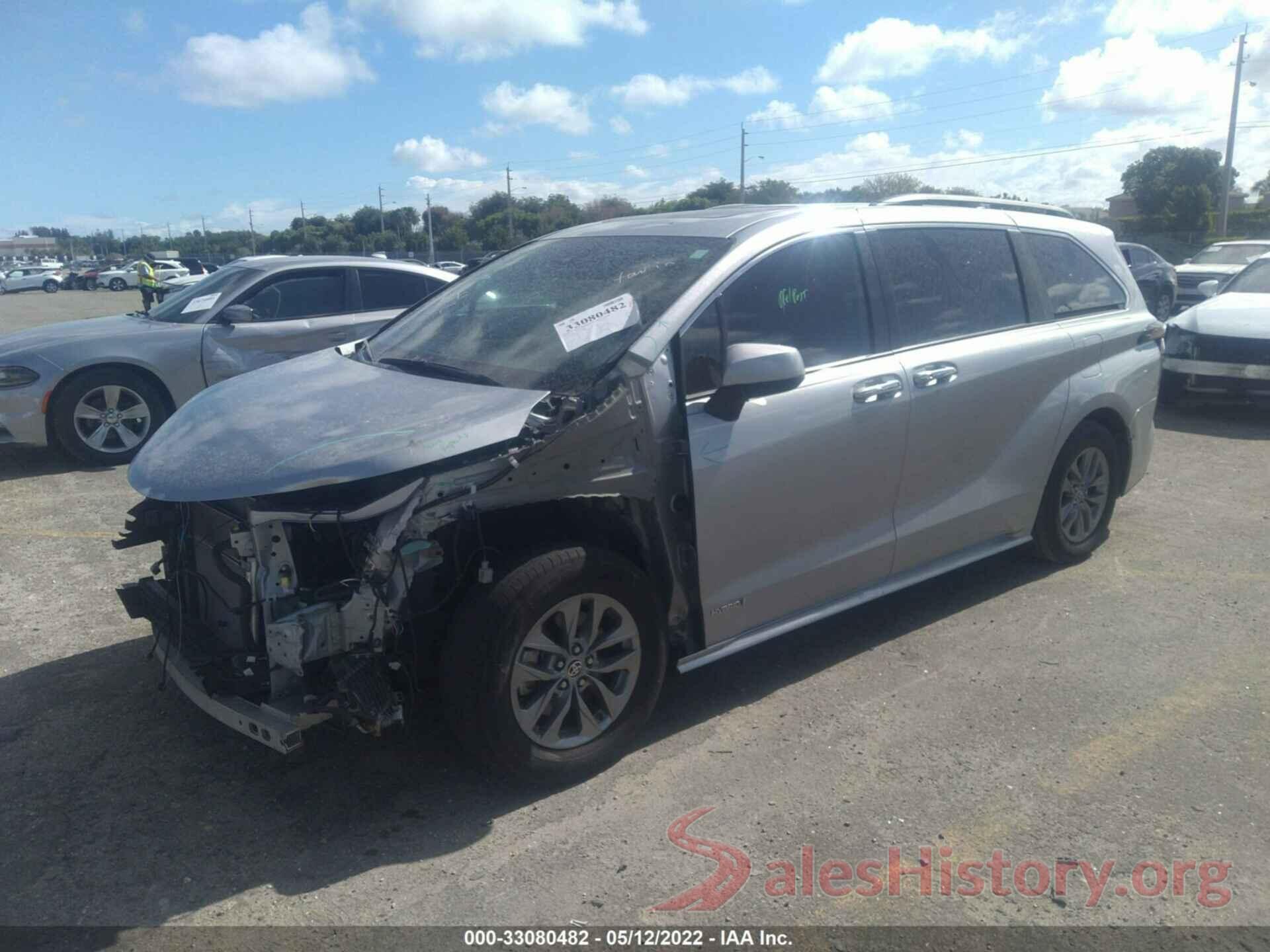 5TDYRKEC2MS028862 2021 TOYOTA SIENNA