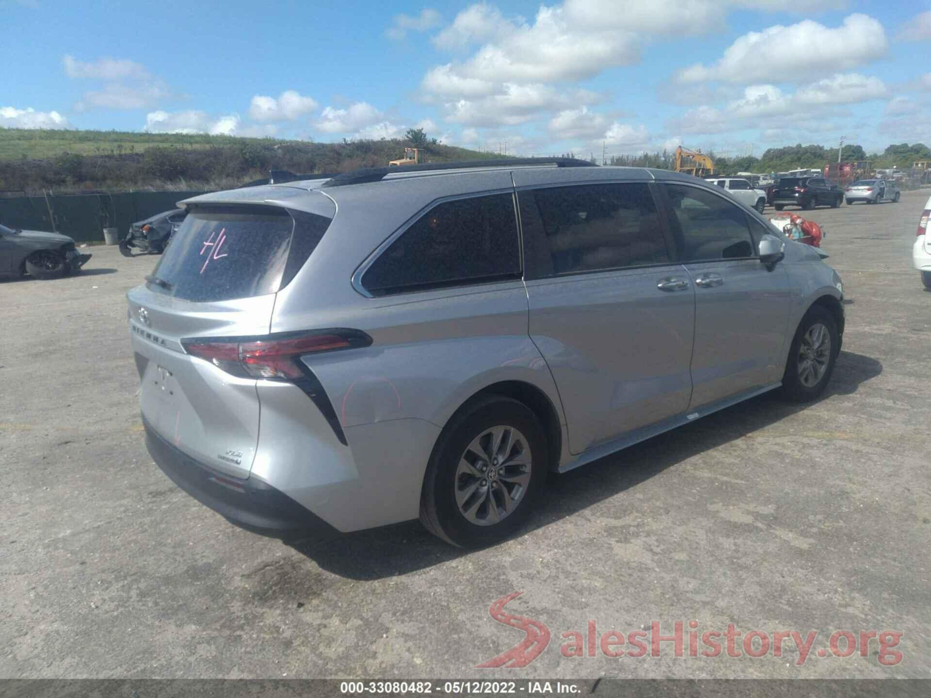 5TDYRKEC2MS028862 2021 TOYOTA SIENNA