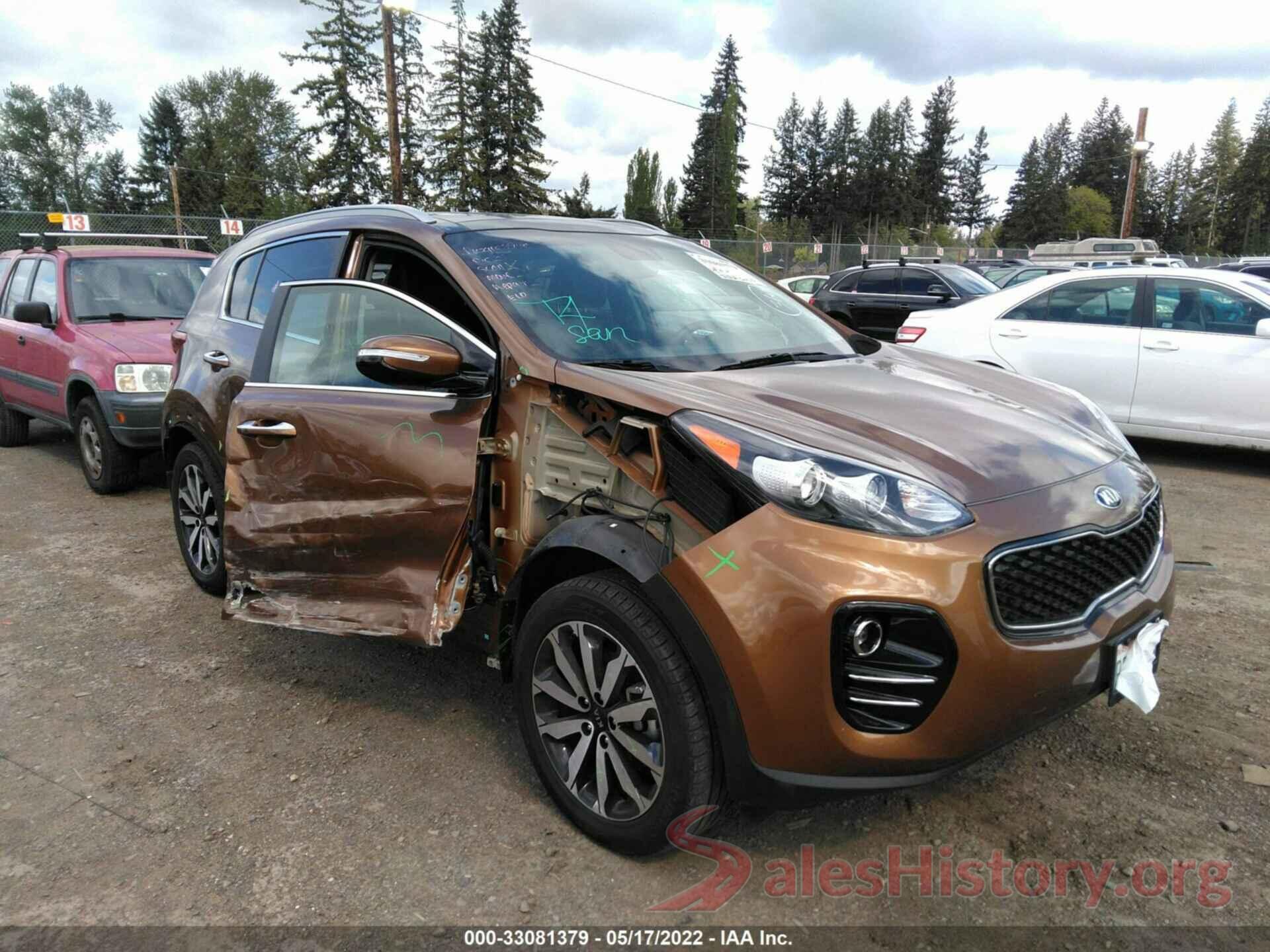 KNDPNCACXH7257132 2017 KIA SPORTAGE