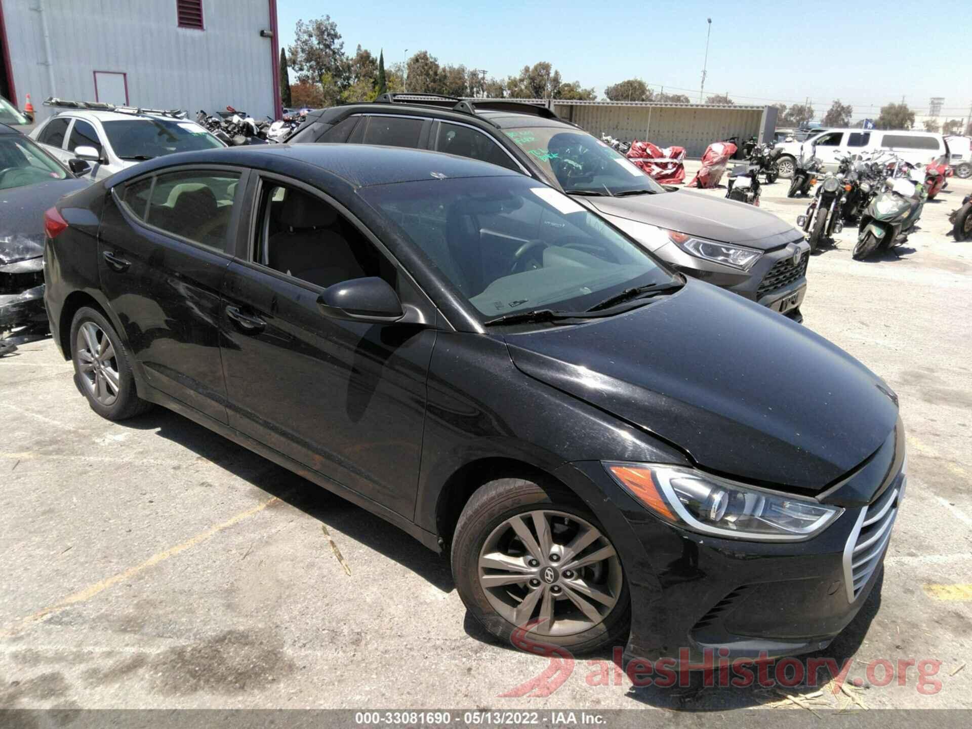 KMHD84LF9HU153767 2017 HYUNDAI ELANTRA