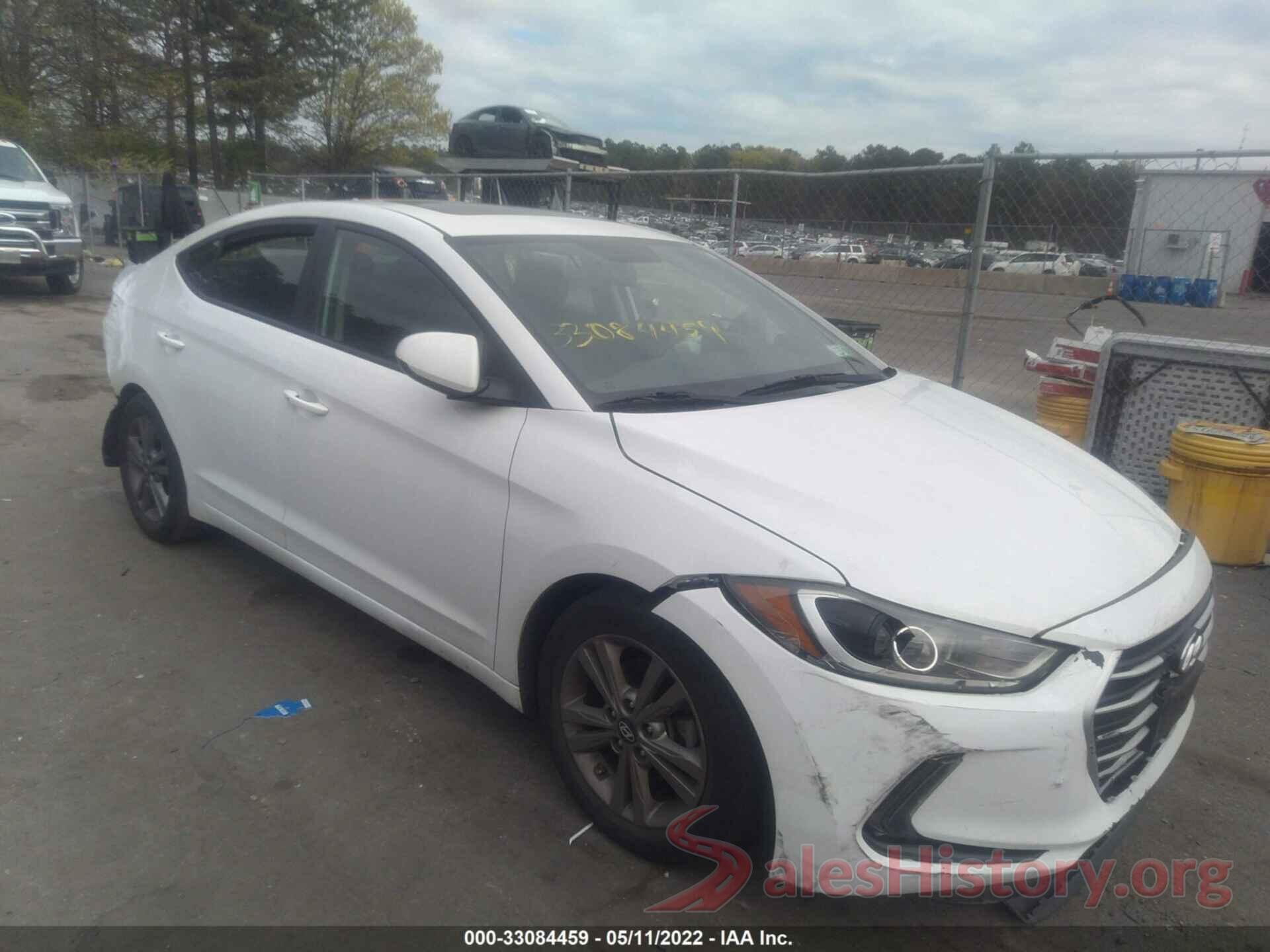 5NPD84LFXJH366876 2018 HYUNDAI ELANTRA