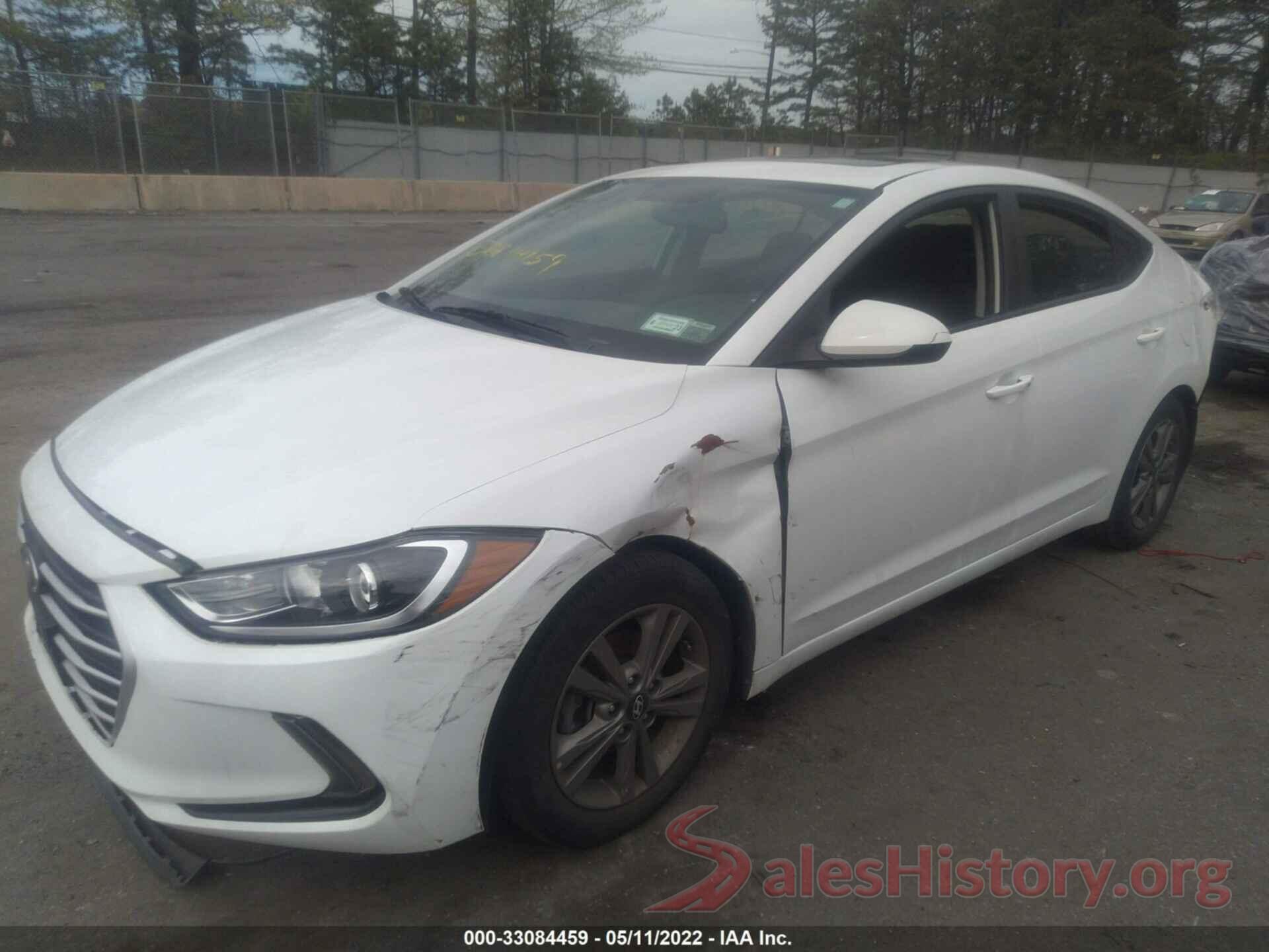 5NPD84LFXJH366876 2018 HYUNDAI ELANTRA