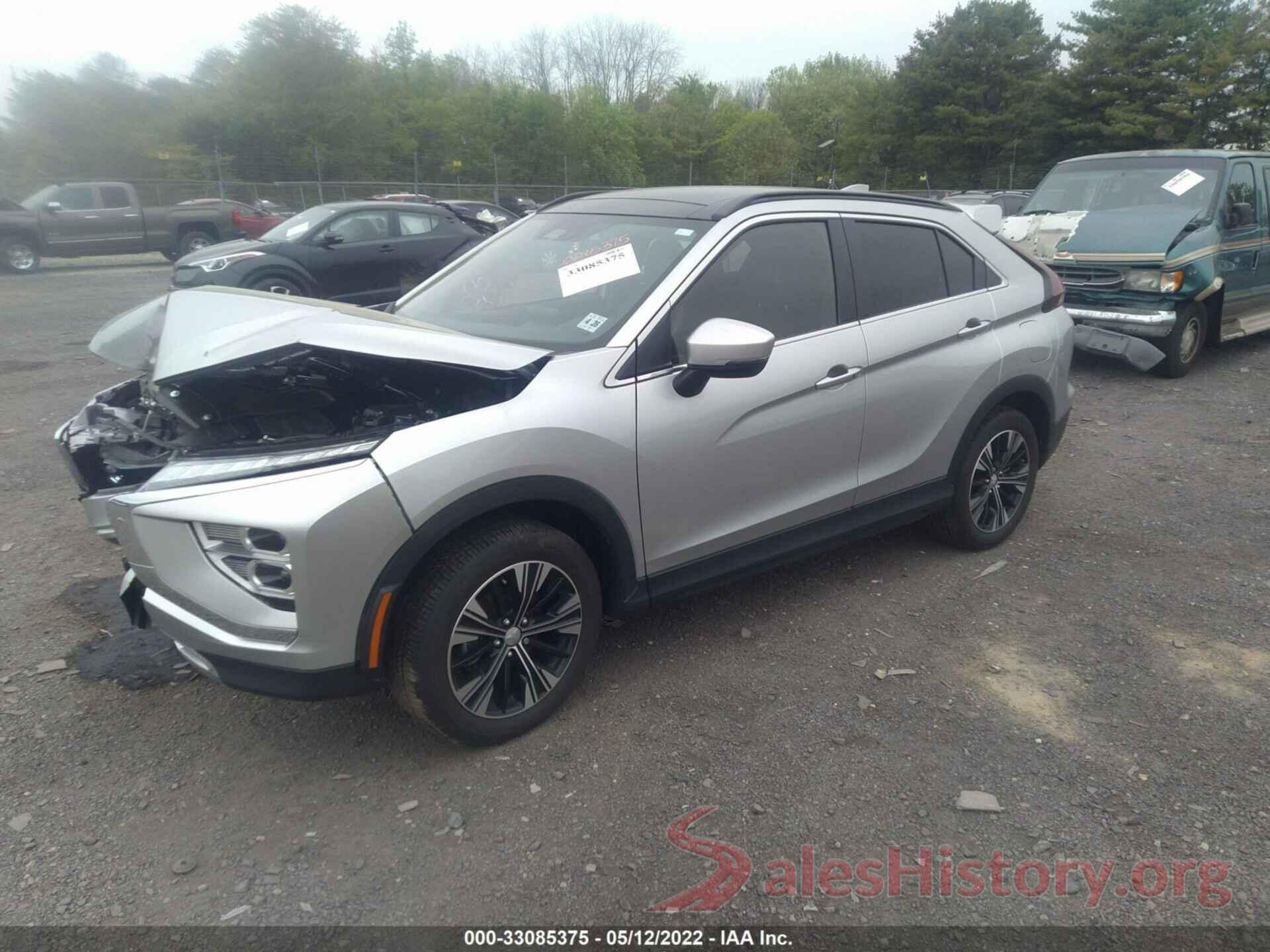 JA4ATWAA2NZ003999 2022 MITSUBISHI ECLIPSE CROSS