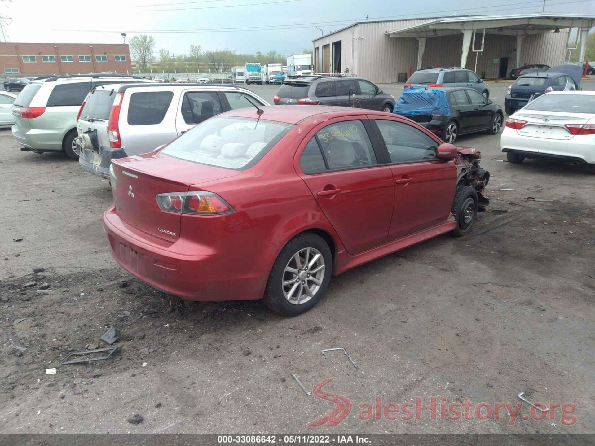 JA32U2FU1GU006751 2016 MITSUBISHI LANCER