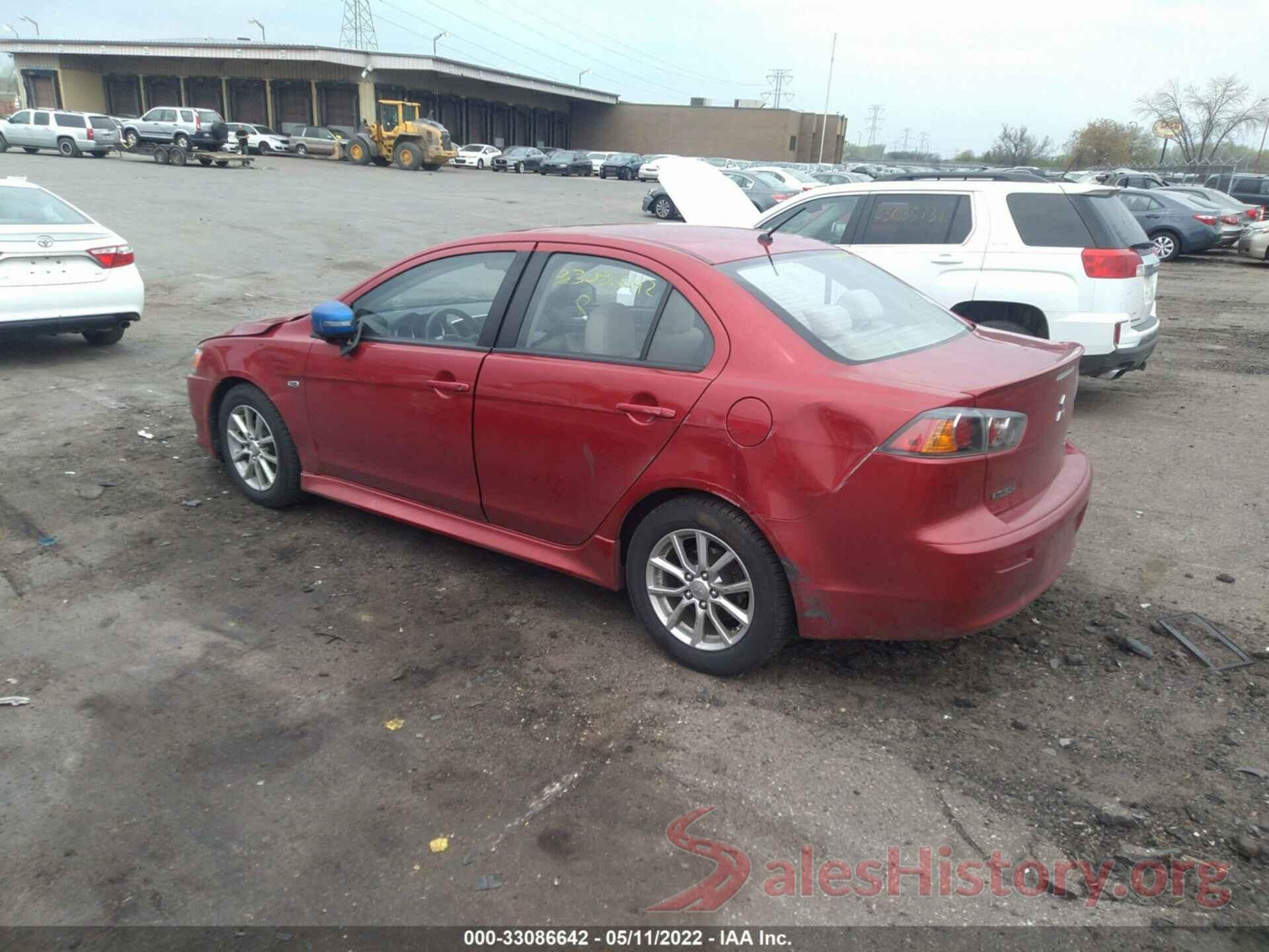 JA32U2FU1GU006751 2016 MITSUBISHI LANCER