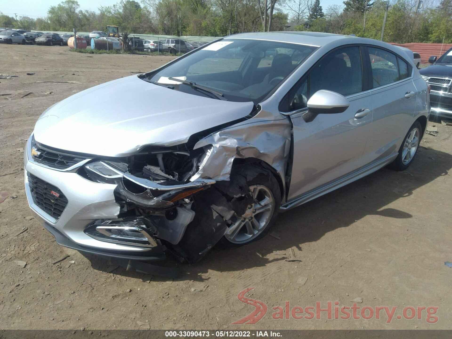 3G1BE6SMXHS590010 2017 CHEVROLET CRUZE